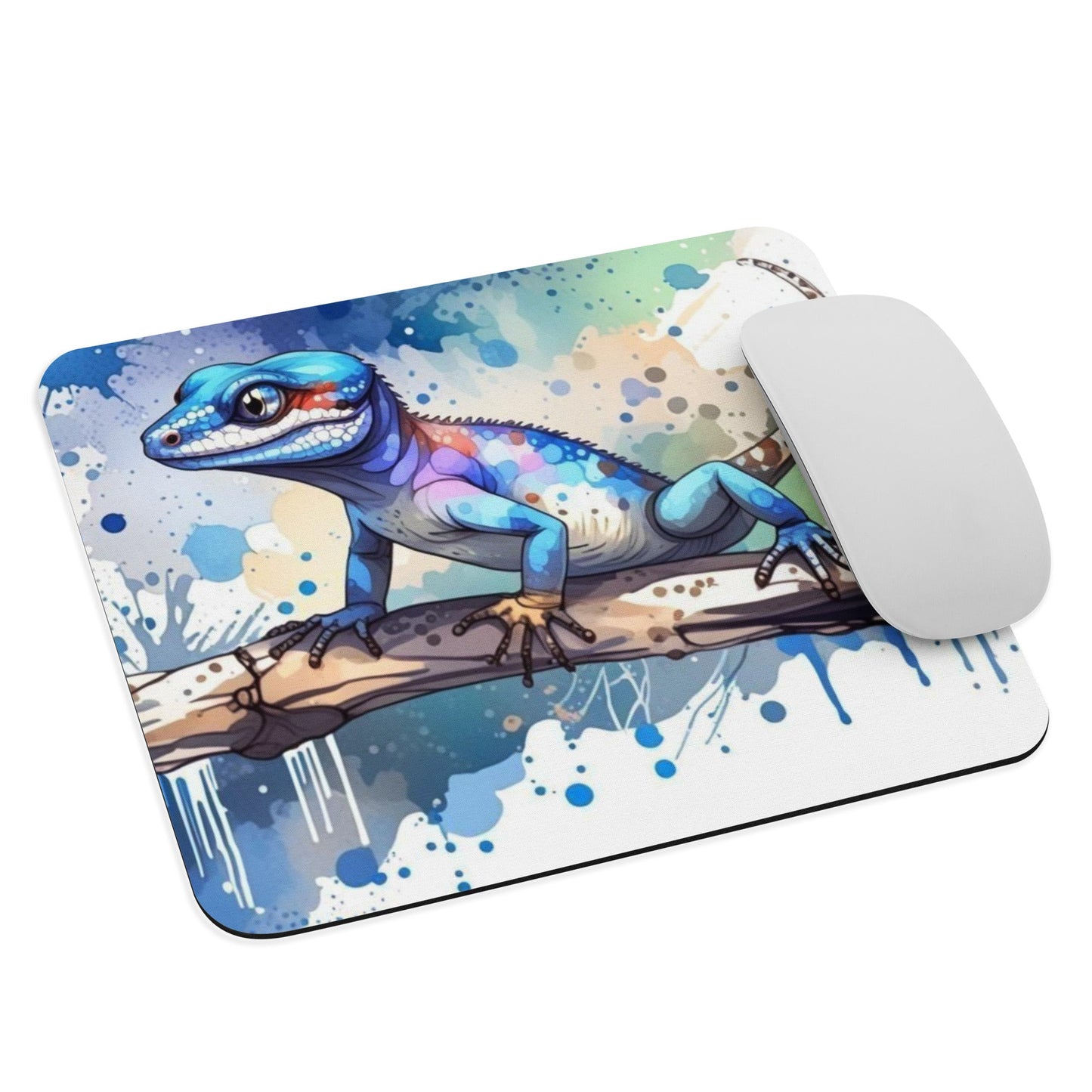 Gecko Watercolor Art Mouse Pad - Mouse Pads - Discovery Co.