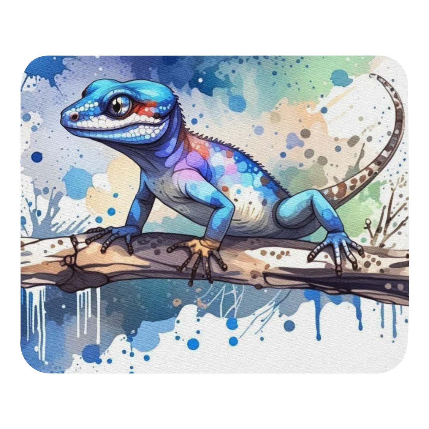 Gecko Watercolor Art Mouse Pad - Mouse Pads - Discovery Co.