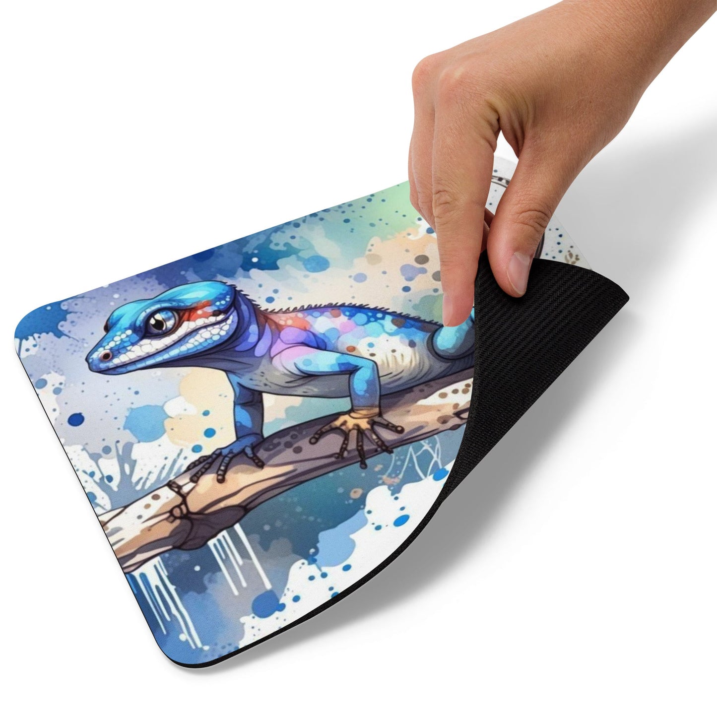 Gecko Watercolor Art Mouse Pad - Mouse Pads - Discovery Co.