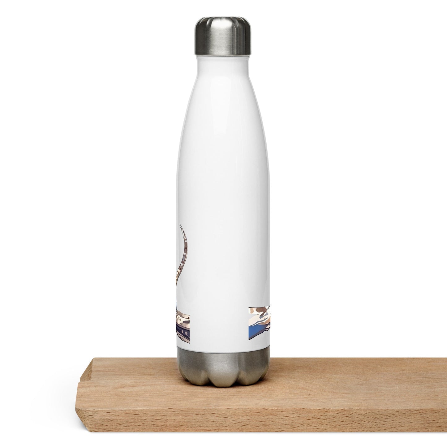 Gecko Watercolor Art Stainless Steel Water Bottle - Stainless Steel Water Bottle - Discovery Co.