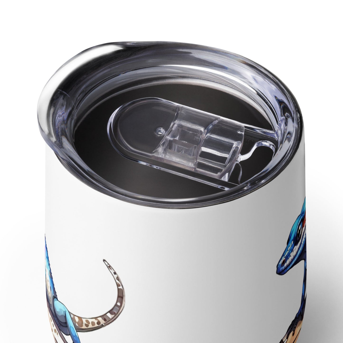 Gecko Watercolor Art Stainless Steel Wine Tumbler - Steel Tumbler - Discovery Co.