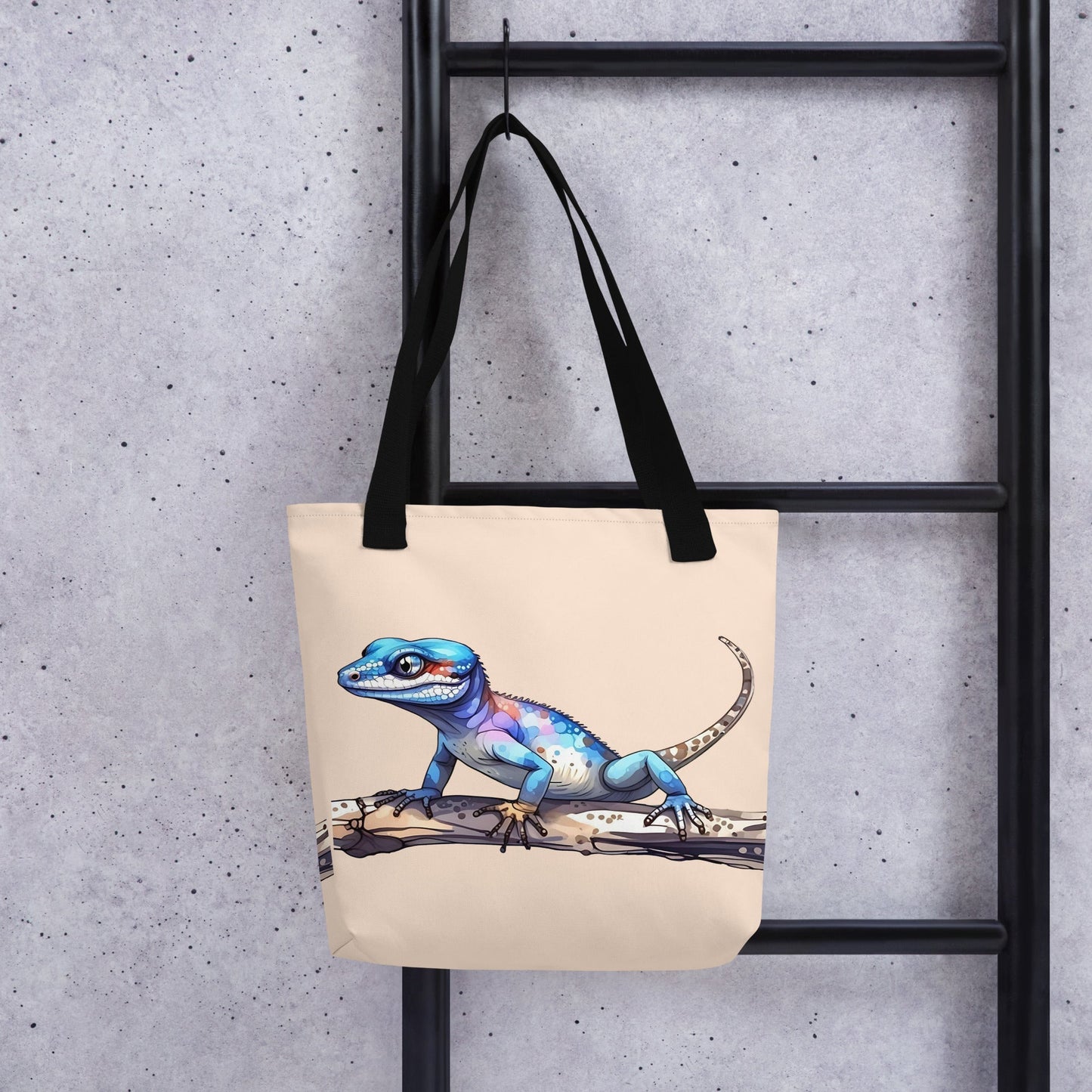 Gecko Watercolor Art Tote Bag - Tote Bags - Discovery Co.