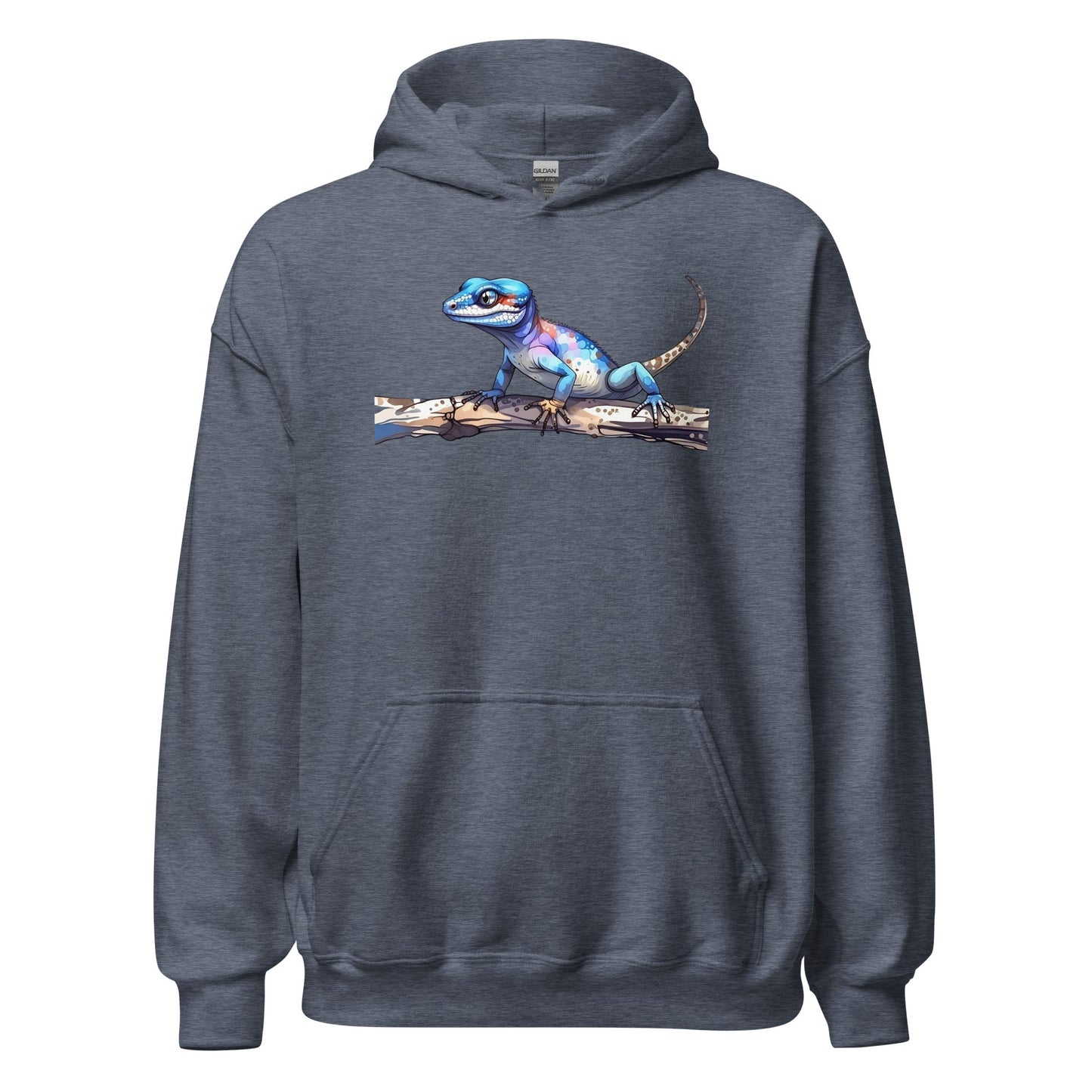 Gecko Watercolor Art Women's (Unisex) Hoodie - Hoodies - Discovery Co.