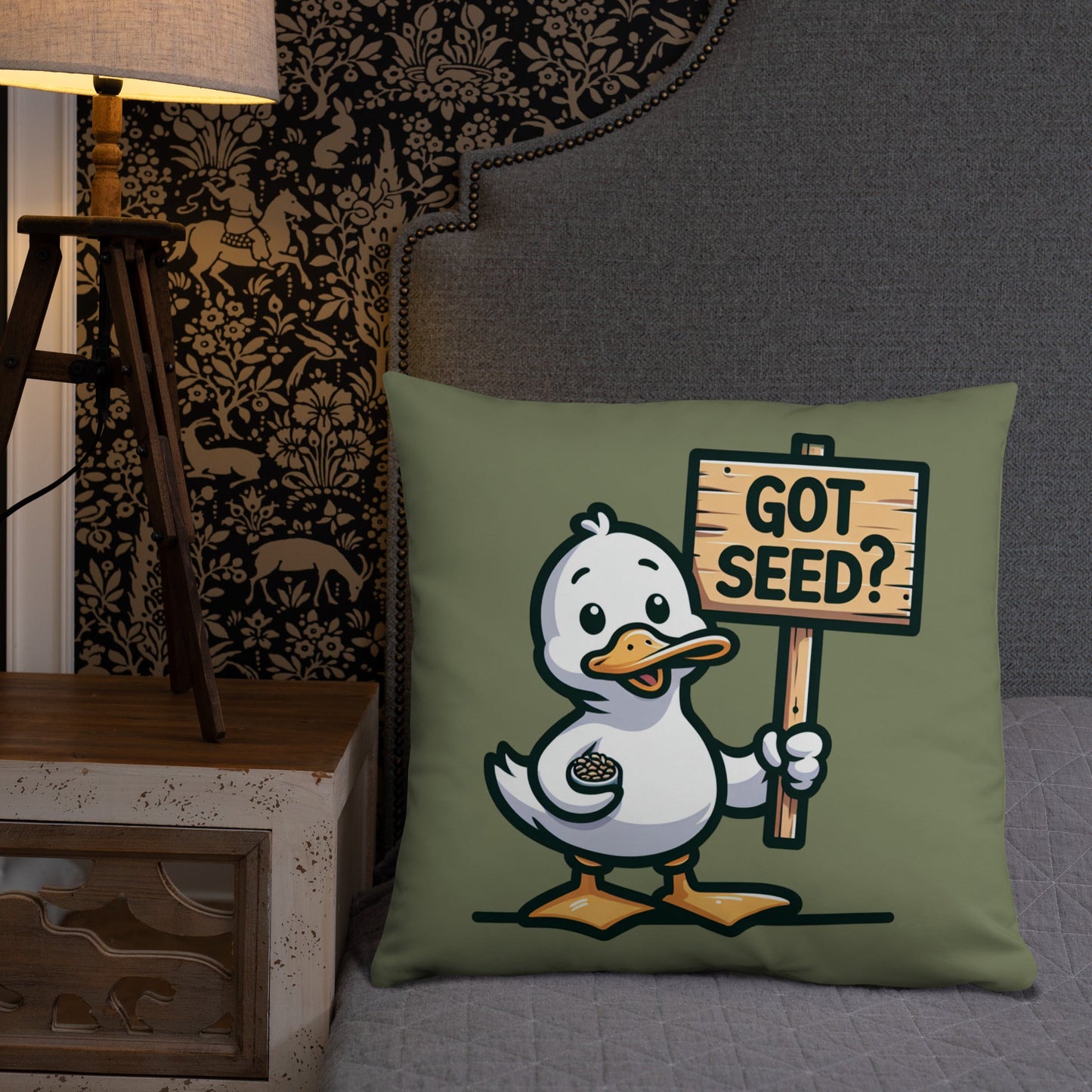 Got Seed? Basic Pillow - Pillows - Discovery Co.