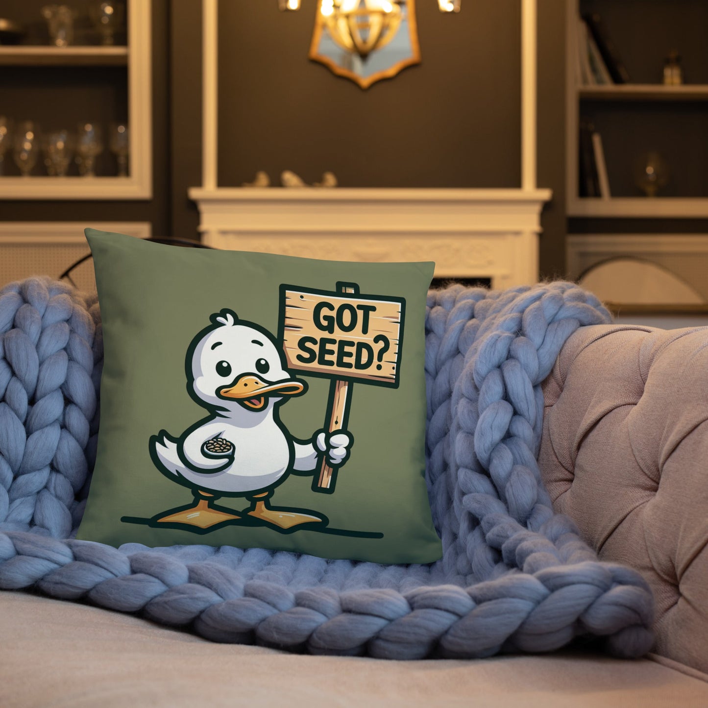 Got Seed? Basic Pillow - Pillows - Discovery Co.