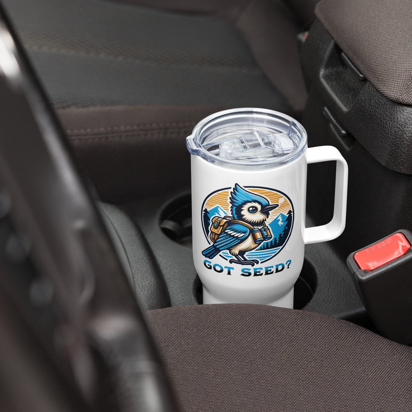 Got Seed? II Travel Mug With Handle (25 oz and 40 oz) - Travel Mug - Discovery Co.