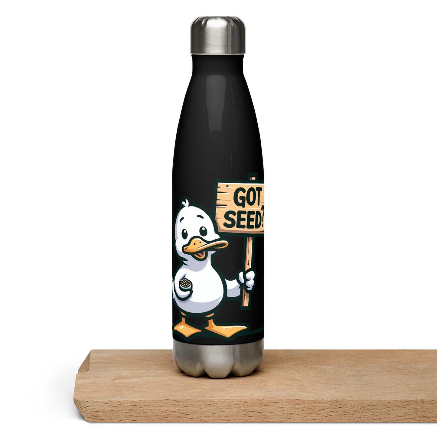 Got Seed? Stainless Steel Water Bottle - Stainless Steel Water Bottle - Discovery Co.