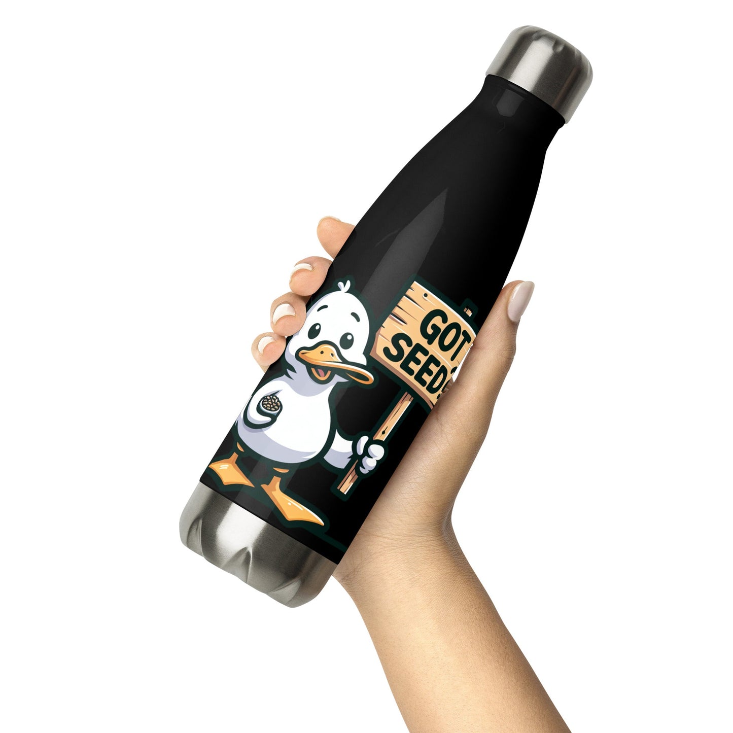 Got Seed? Stainless Steel Water Bottle - Stainless Steel Water Bottle - Discovery Co.