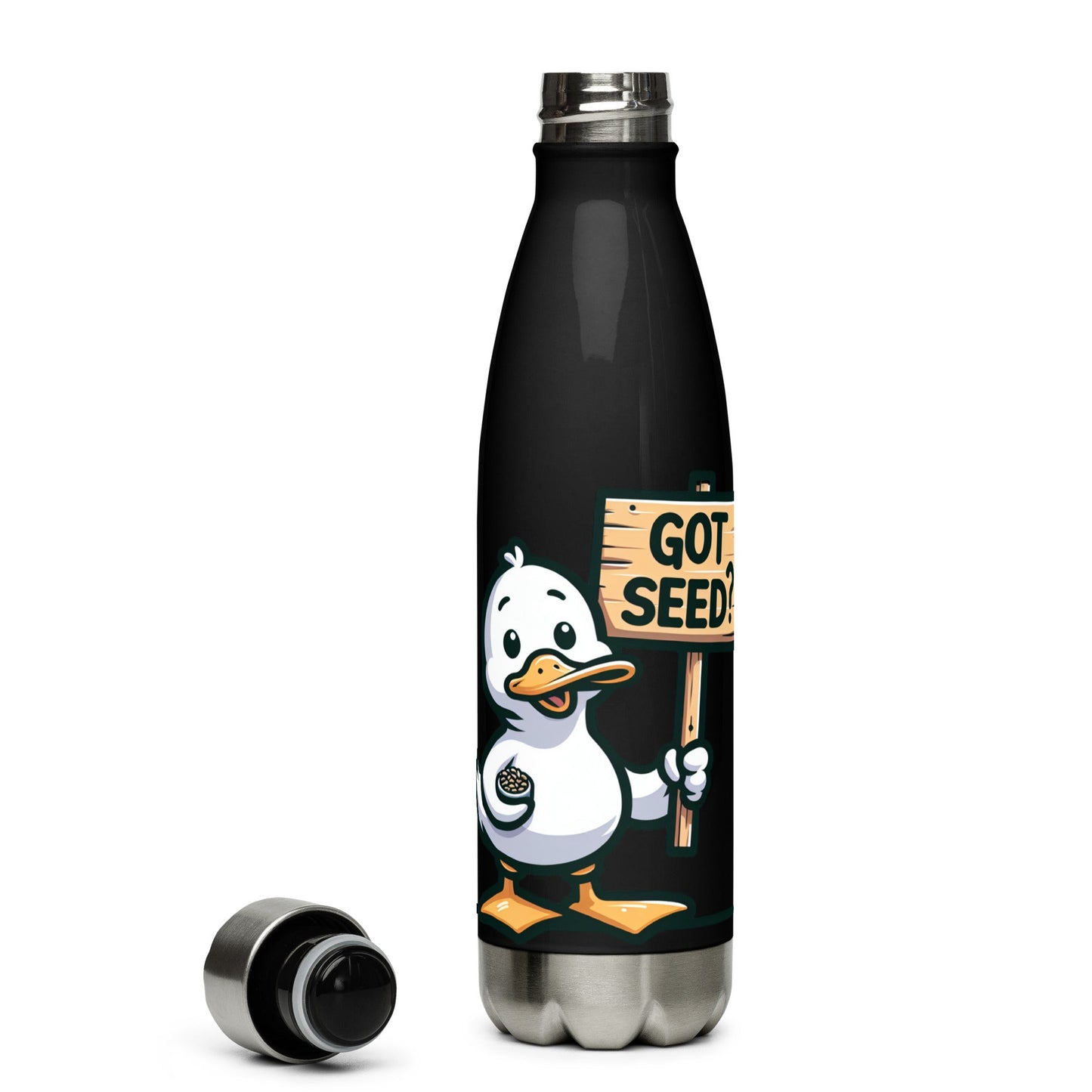 Got Seed? Stainless Steel Water Bottle - Stainless Steel Water Bottle - Discovery Co.