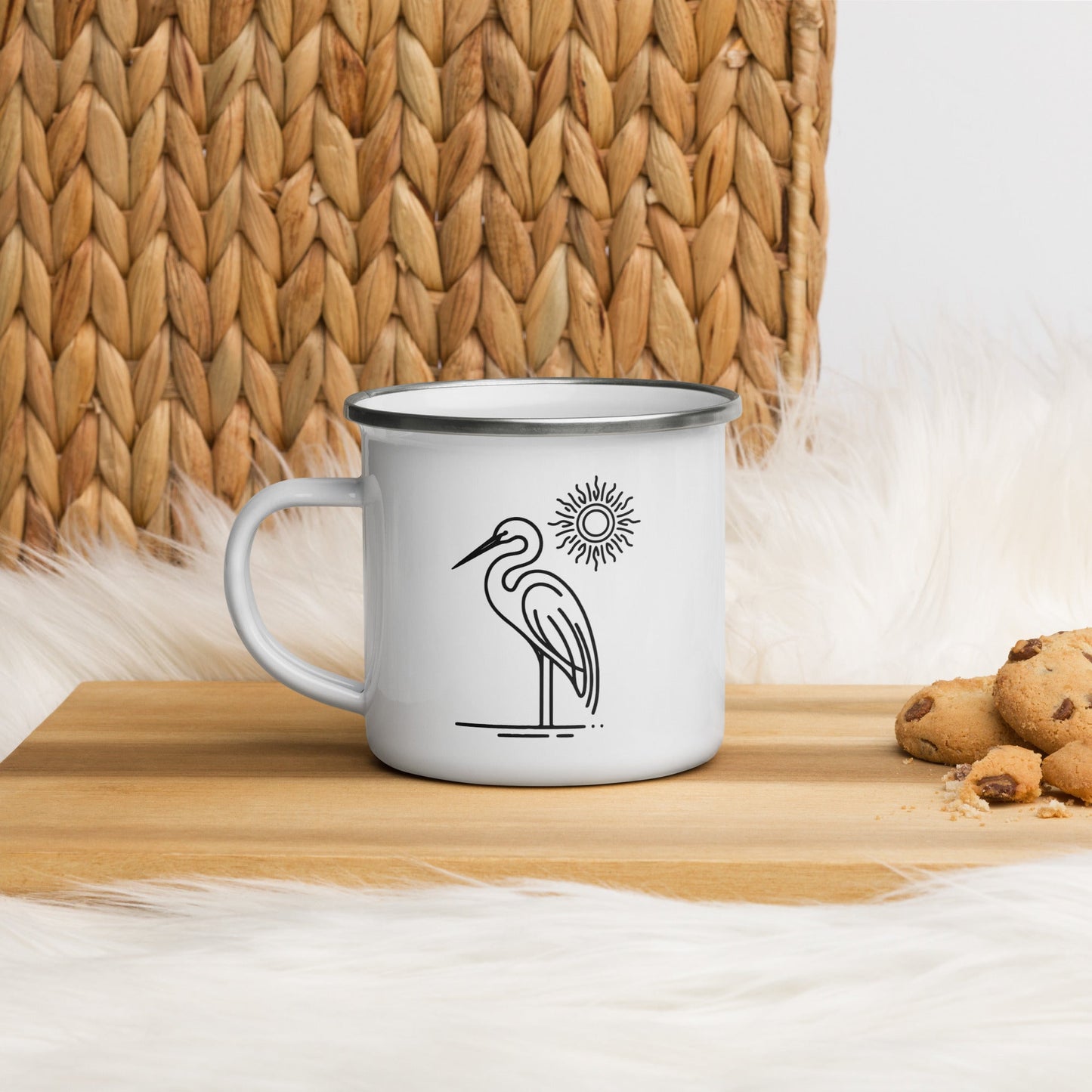 Great Blue Heron II Enamel Mug - Mugs - Discovery Co.