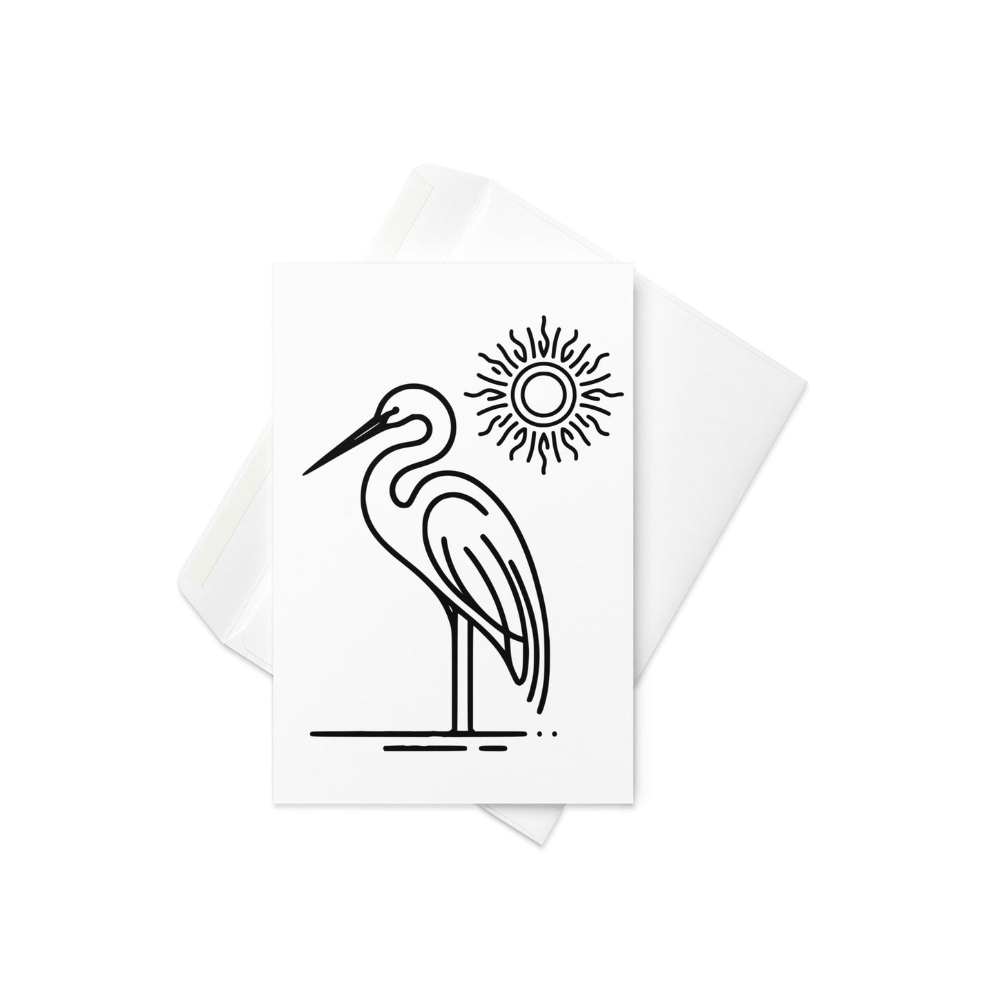 Great Blue Heron II Greeting Card - Greeting Card - Discovery Co.