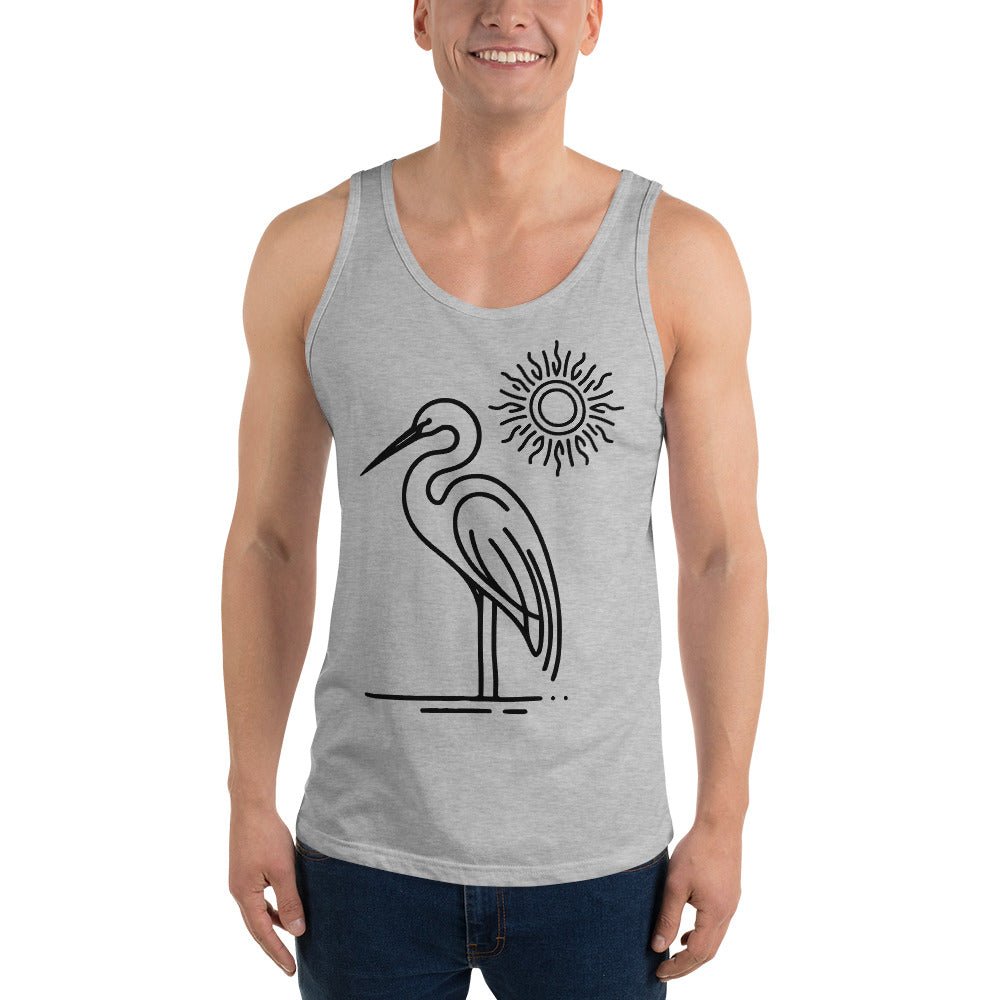 Great Blue Heron II Men's Tank Top - Men's Shirts - Discovery Co.