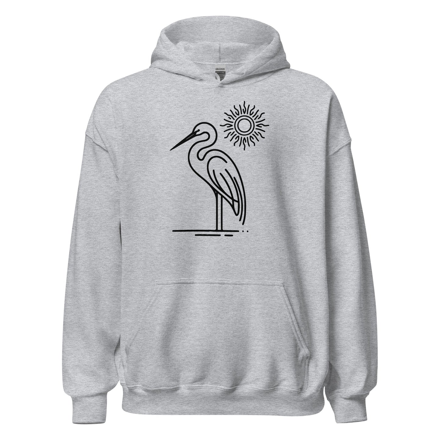 Great Blue Heron II Men's (Unisex) Hoodie - Hoodies - Discovery Co.