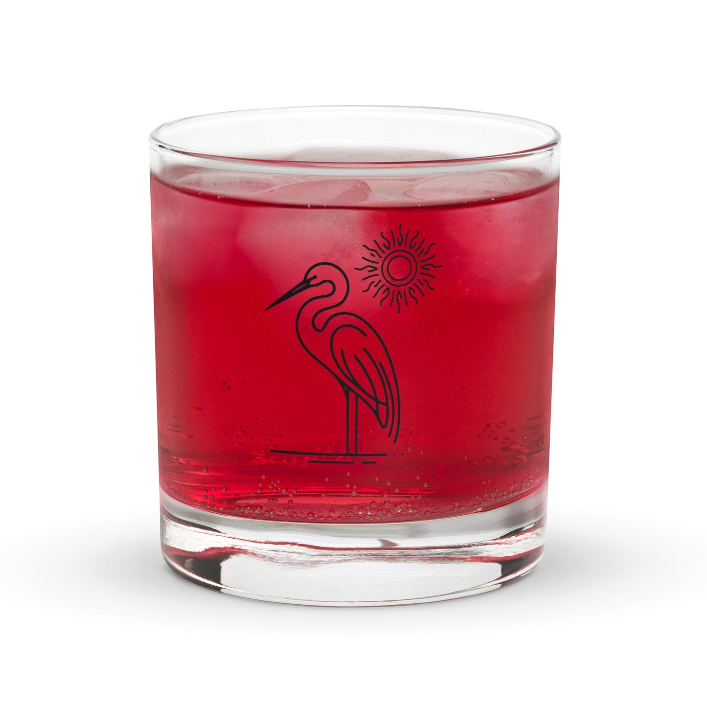 Great Blue Heron II Rocks Glass - Rocks Glass - Discovery Co.