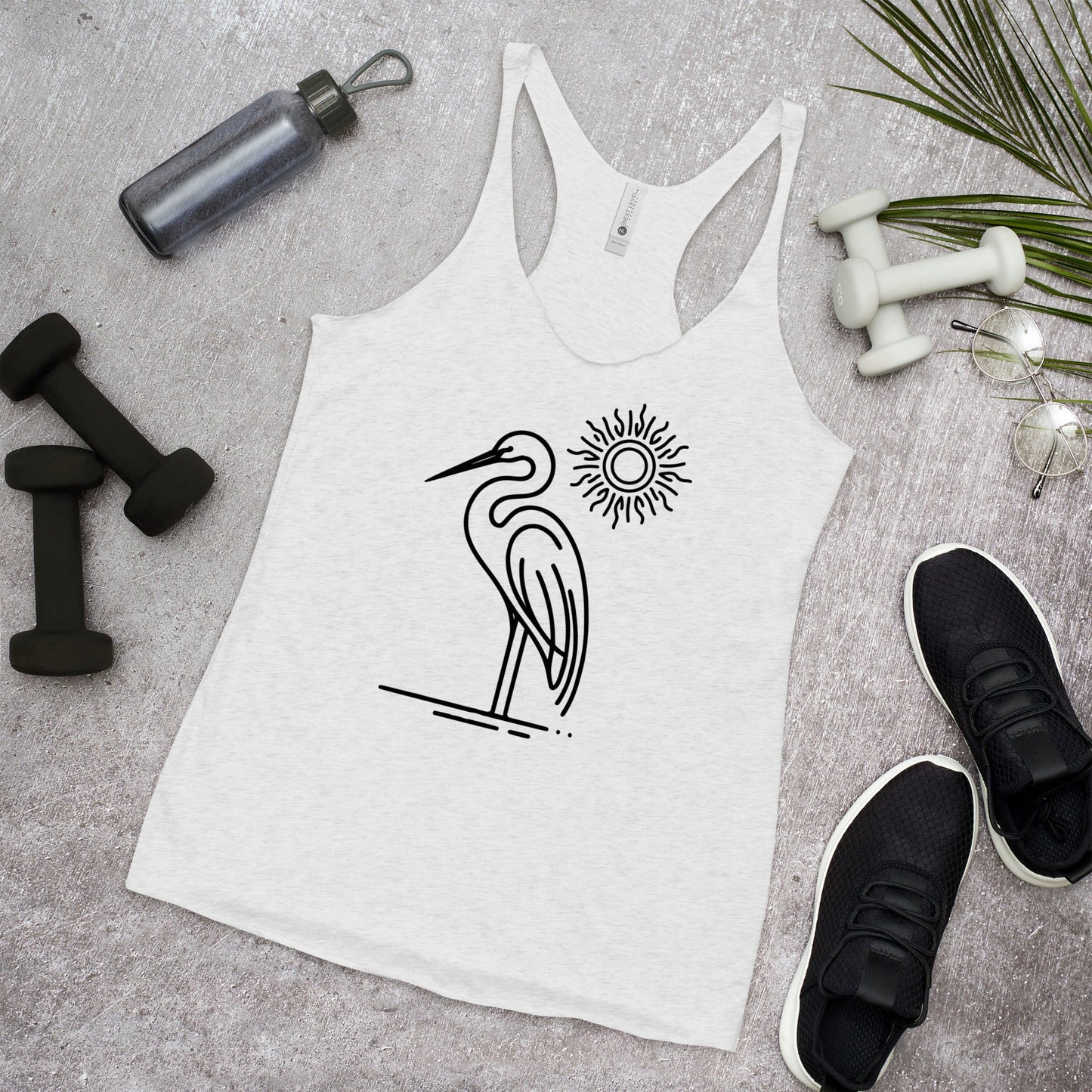 Great Blue Heron II Women's Racerback Tank - Women's Shirts - Discovery Co.