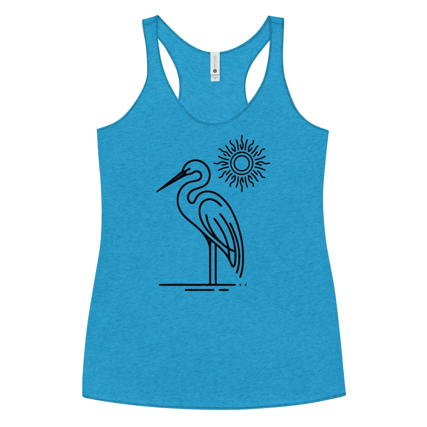 Great Blue Heron II Women's Racerback Tank - Women's Shirts - Discovery Co.