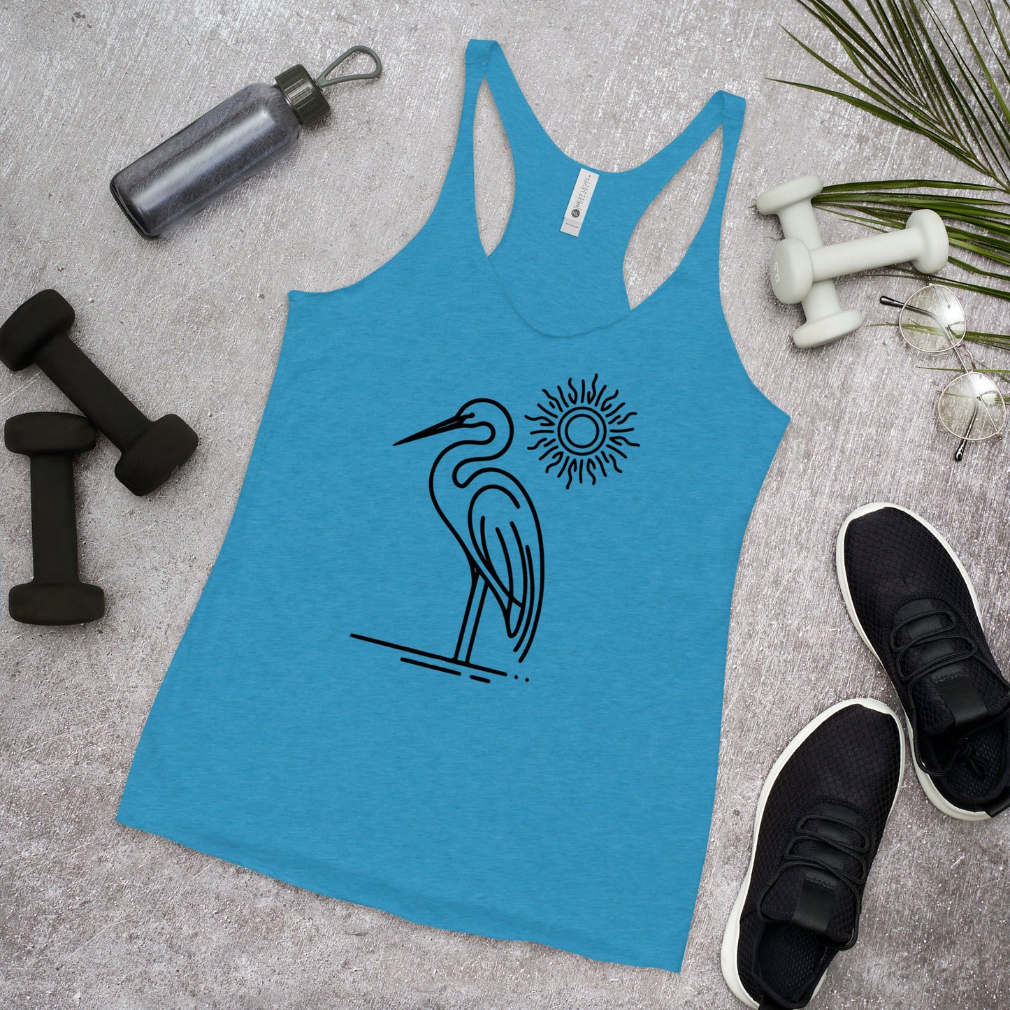 Great Blue Heron II Women's Racerback Tank - Women's Shirts - Discovery Co.