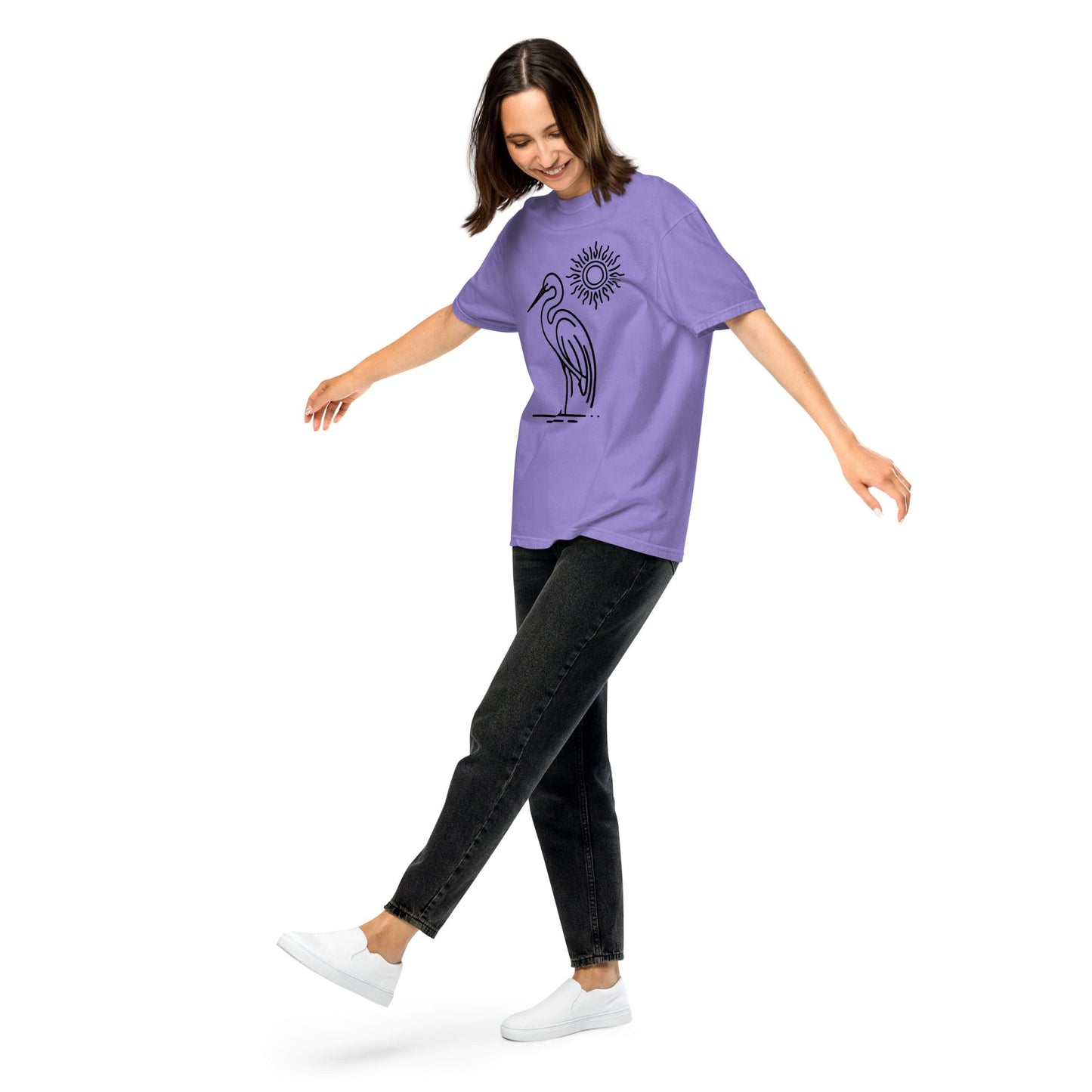 Great Blue Heron II Women's (Unisex) Premium Tee - Women's Shirts - Discovery Co.