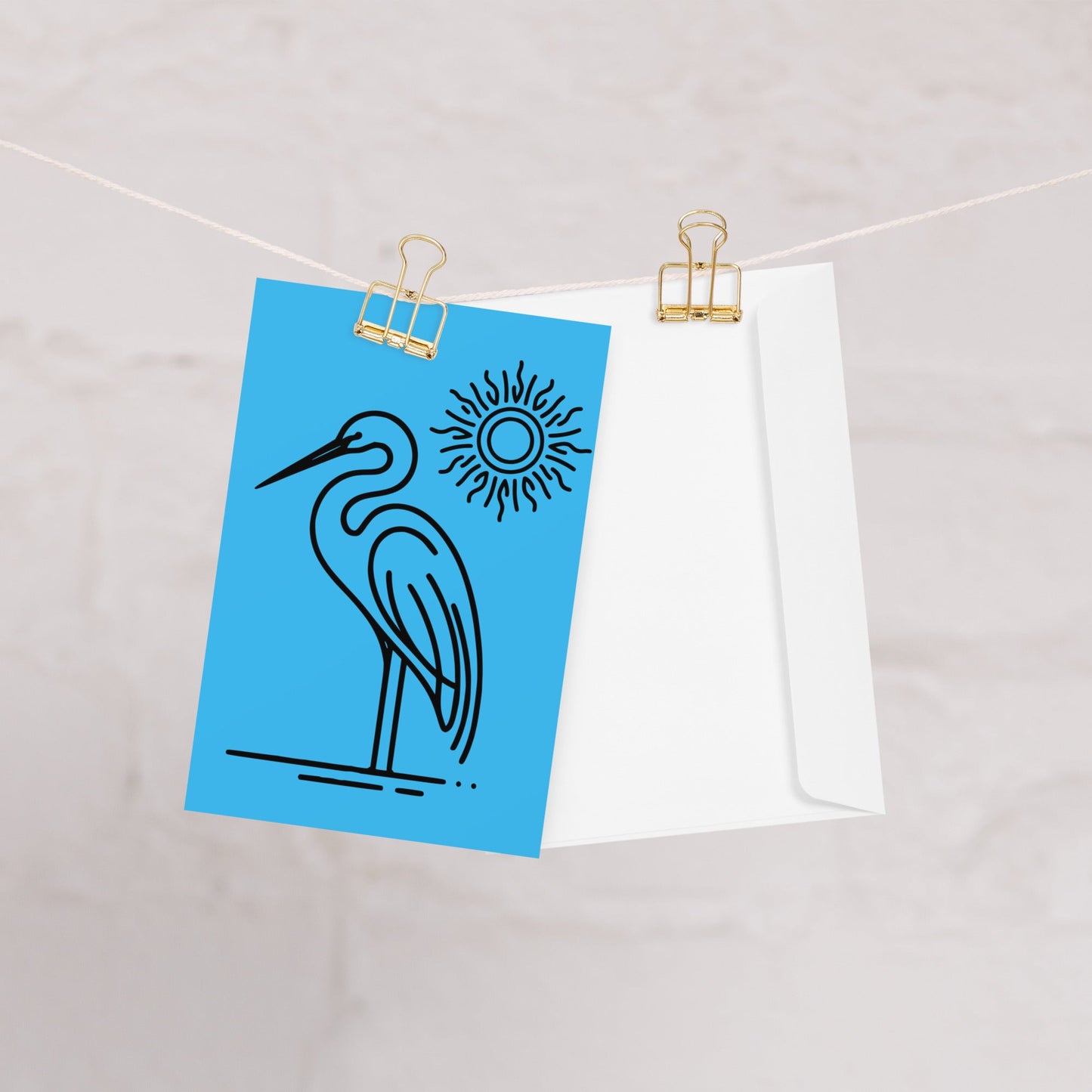 Great Blue Heron III Greeting Card - Greeting Card - Discovery Co.