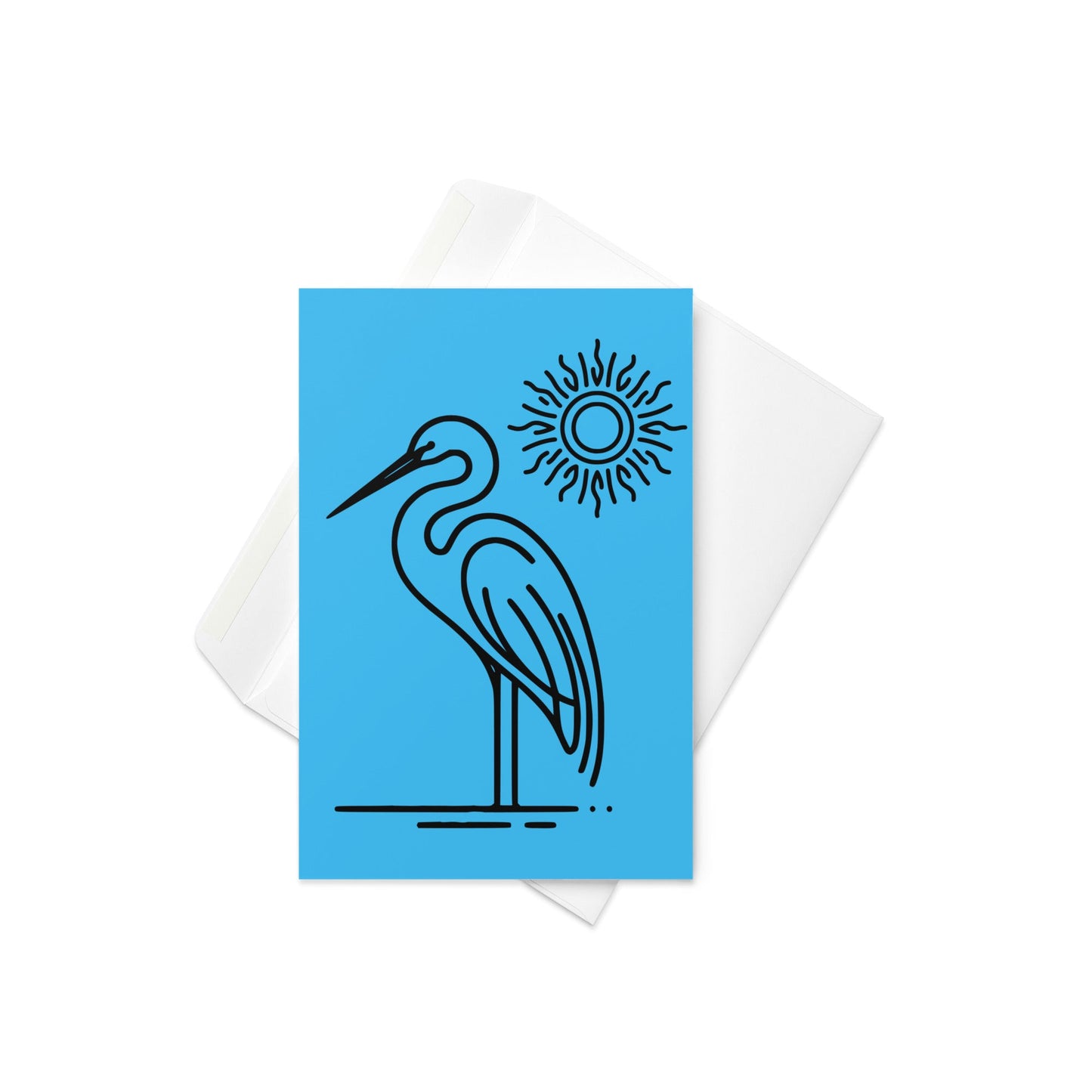 Great Blue Heron III Greeting Card - Greeting Card - Discovery Co.