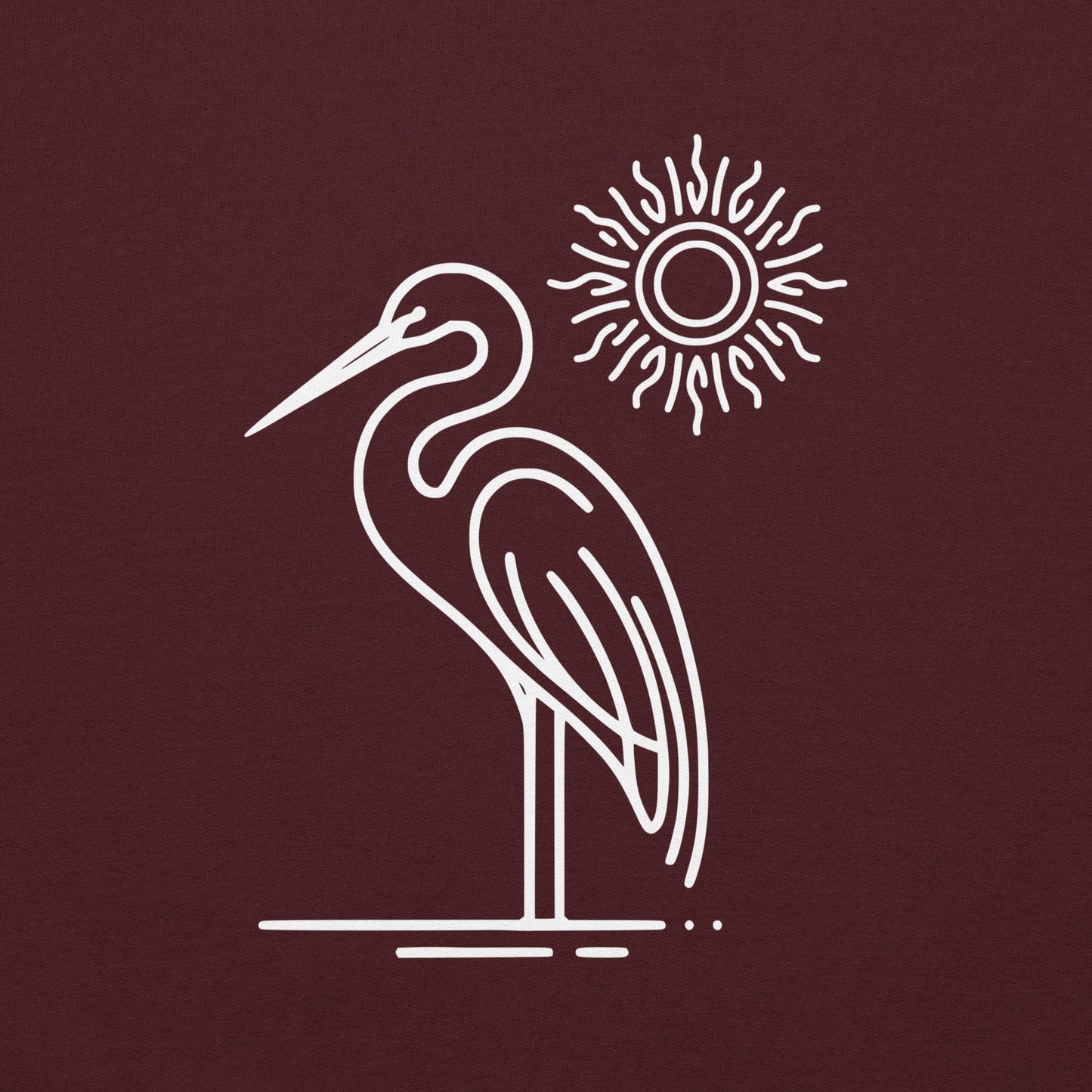 Great Blue Heron Men's (Unisex) Hoodie - Hoodies - Discovery Co.