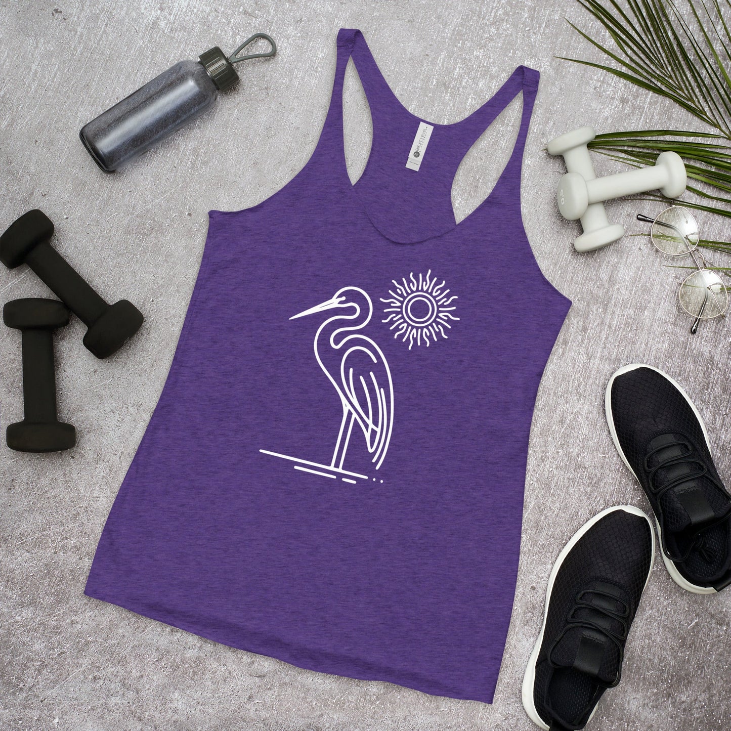 Great Blue Heron Women's Racerback Tank - Women's Shirts - Discovery Co.