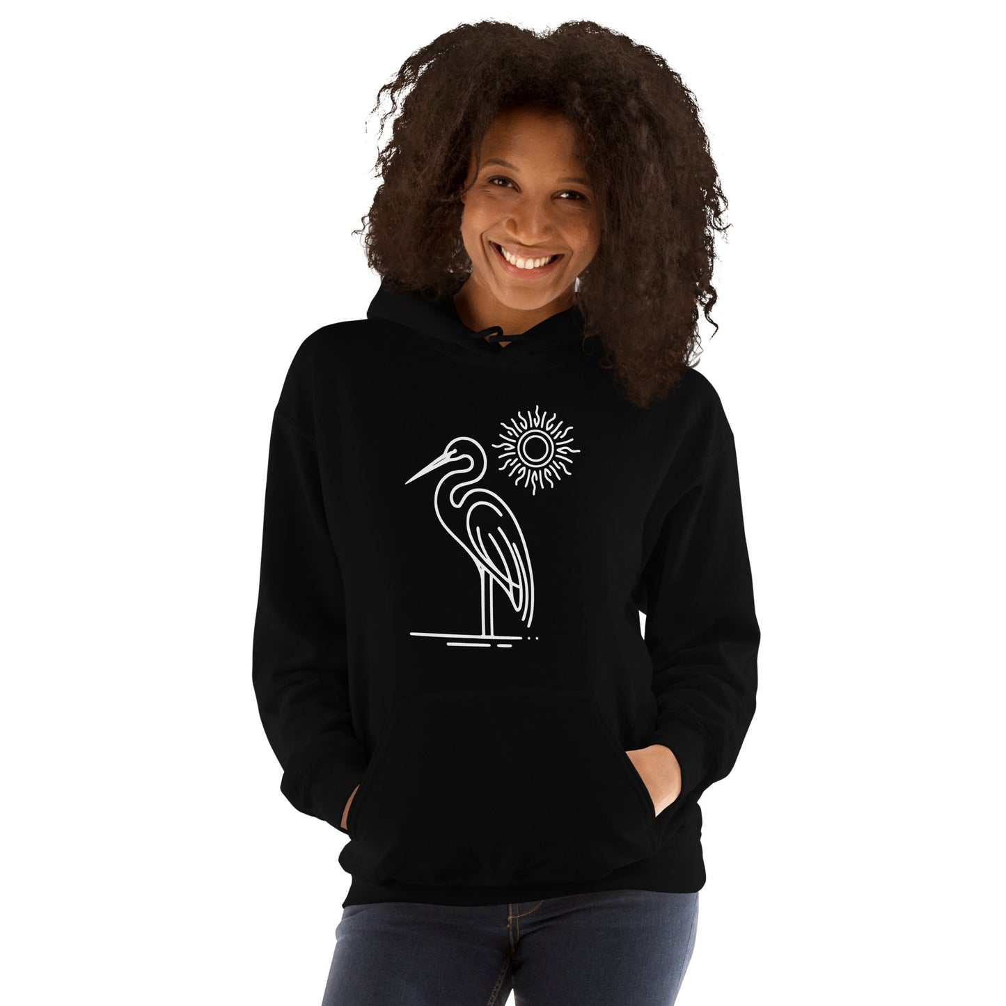Great Blue Heron Women's (Unisex) Hoodie - Hoodies - Discovery Co.
