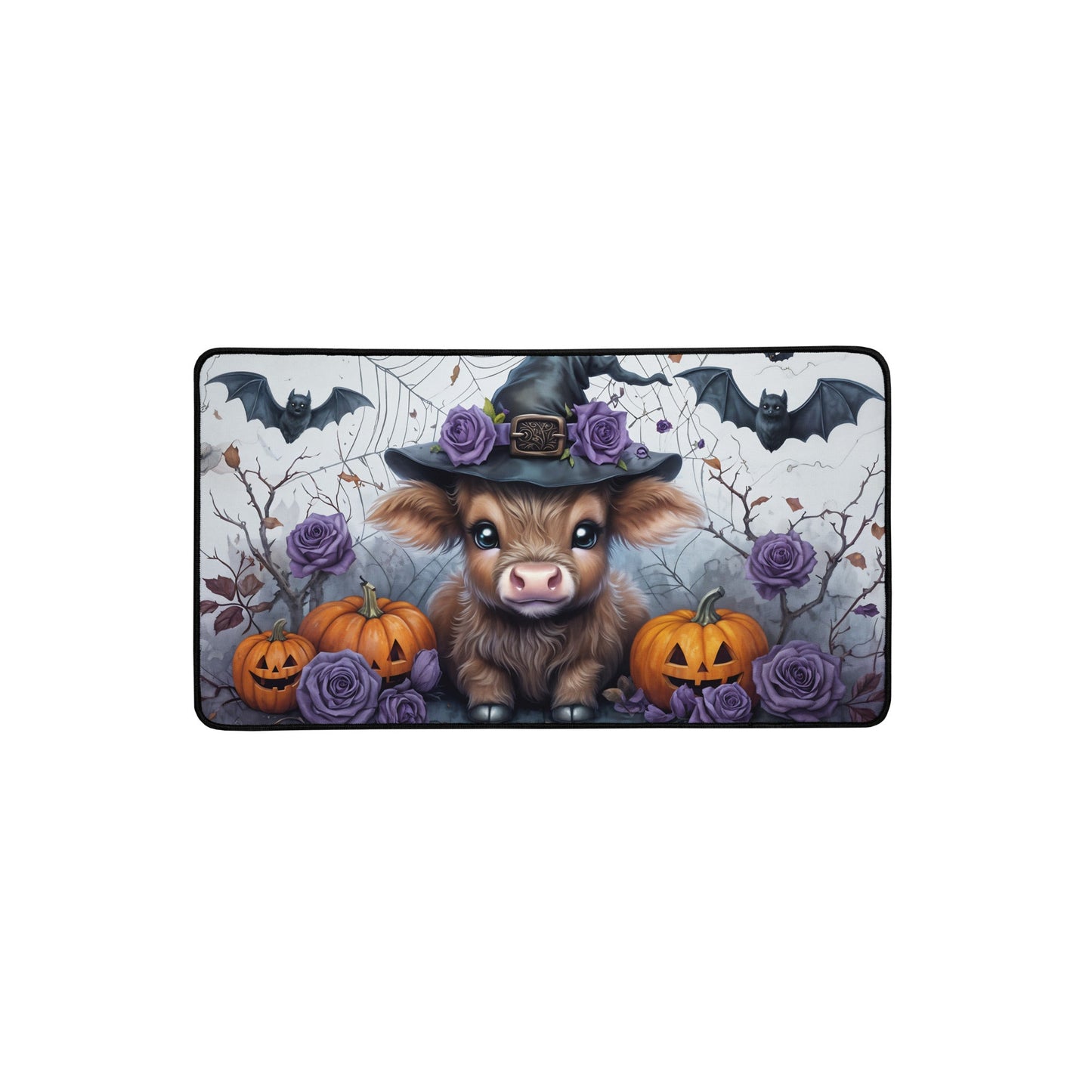 Halloween Brown Cow Desk Mat - Mouse Pads - Discovery Co.