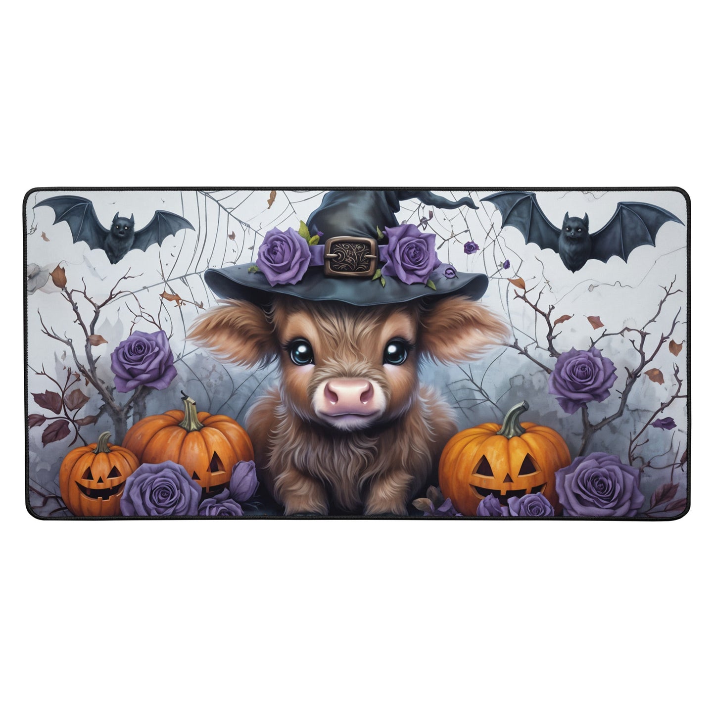 Halloween Brown Cow Desk Mat - Mouse Pads - Discovery Co.