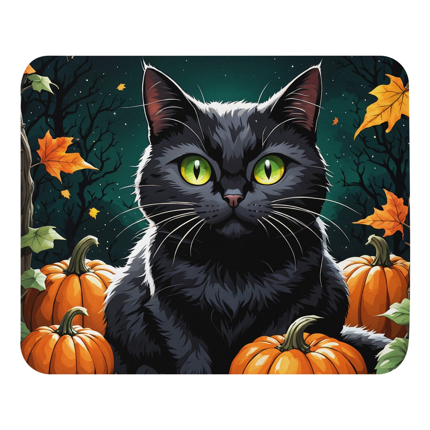 Halloween Cat Mouse Pad - Mouse Pads - Discovery Co.