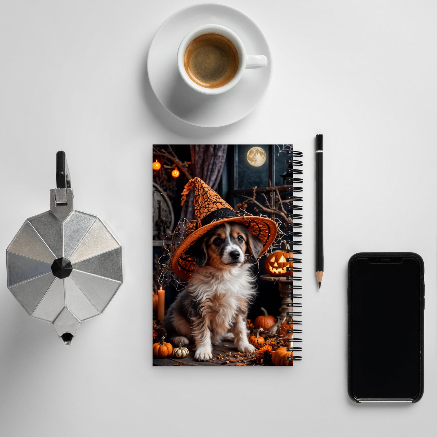 Halloween Puppy Spiral Notebook - Spiral Notebooks - Discovery Co.