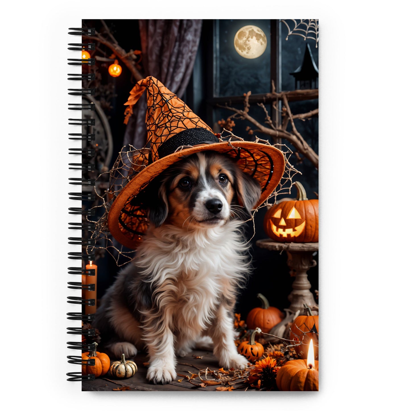Halloween Puppy Spiral Notebook - Spiral Notebooks - Discovery Co.
