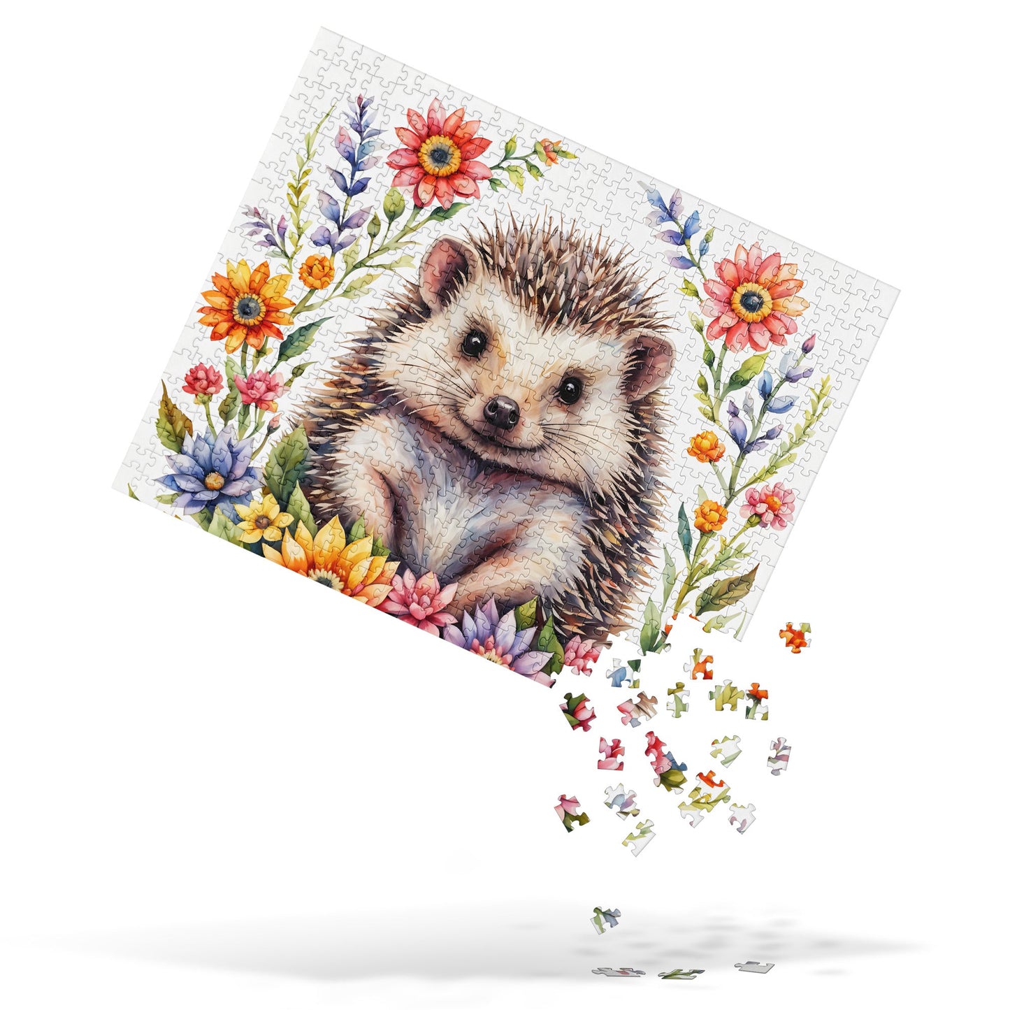 Hedgehog In The Flowers II Jigsaw Puzzle - Puzzle - Discovery Co.