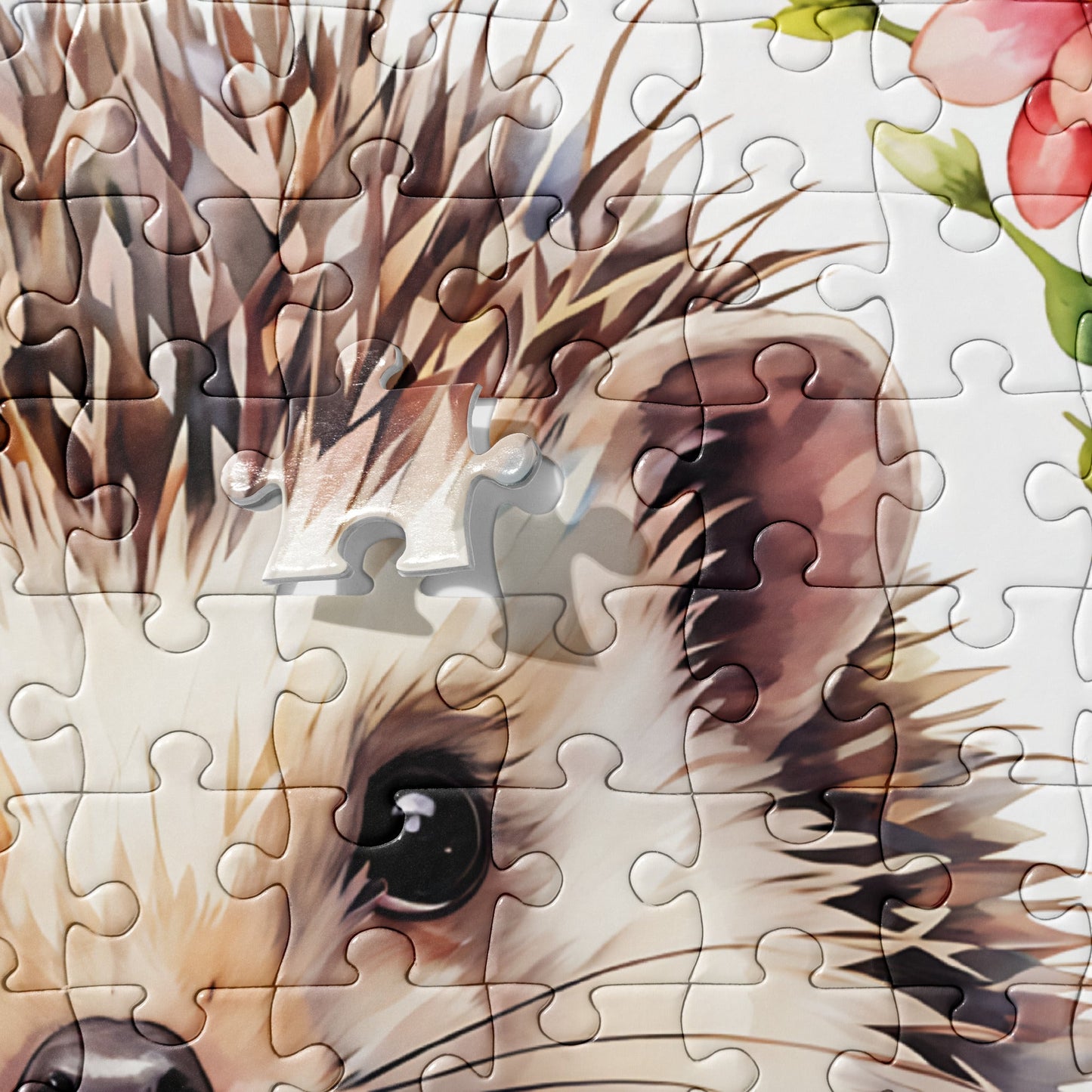 Hedgehog In The Flowers II Jigsaw Puzzle - Puzzle - Discovery Co.
