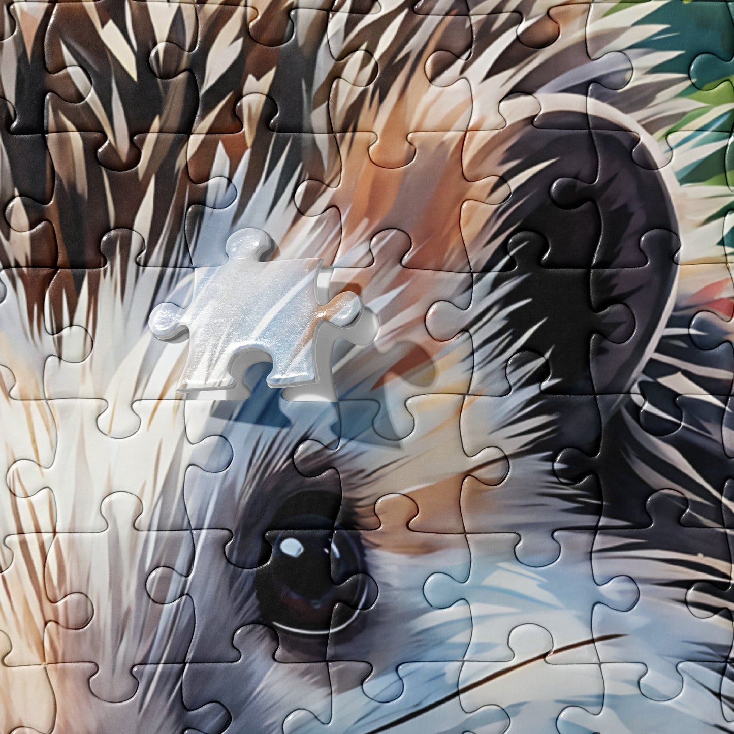 Hedgehog In The Flowers Jigsaw Puzzle - Puzzle - Discovery Co.