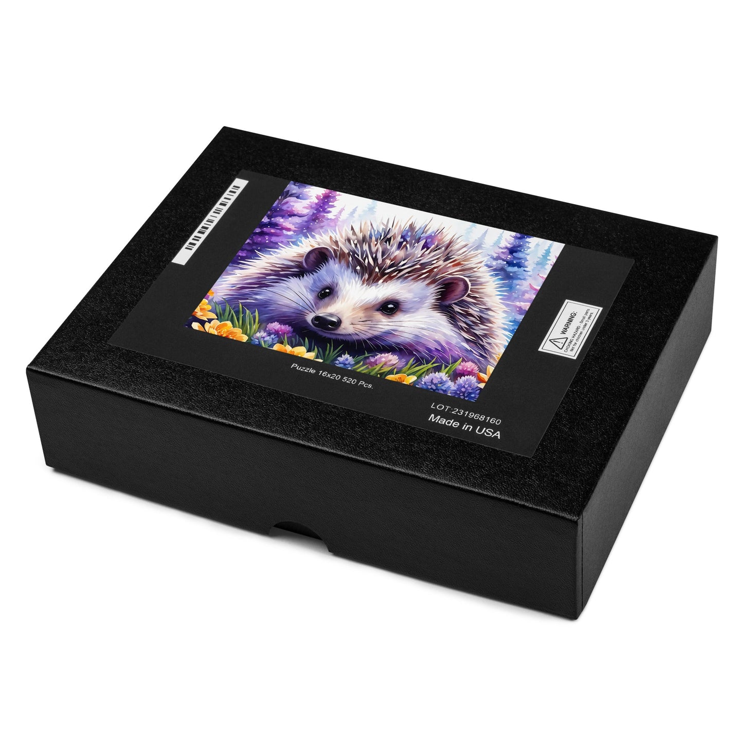 Hedgehog With Purple Trees Jigsaw Puzzle - Puzzle - Discovery Co.