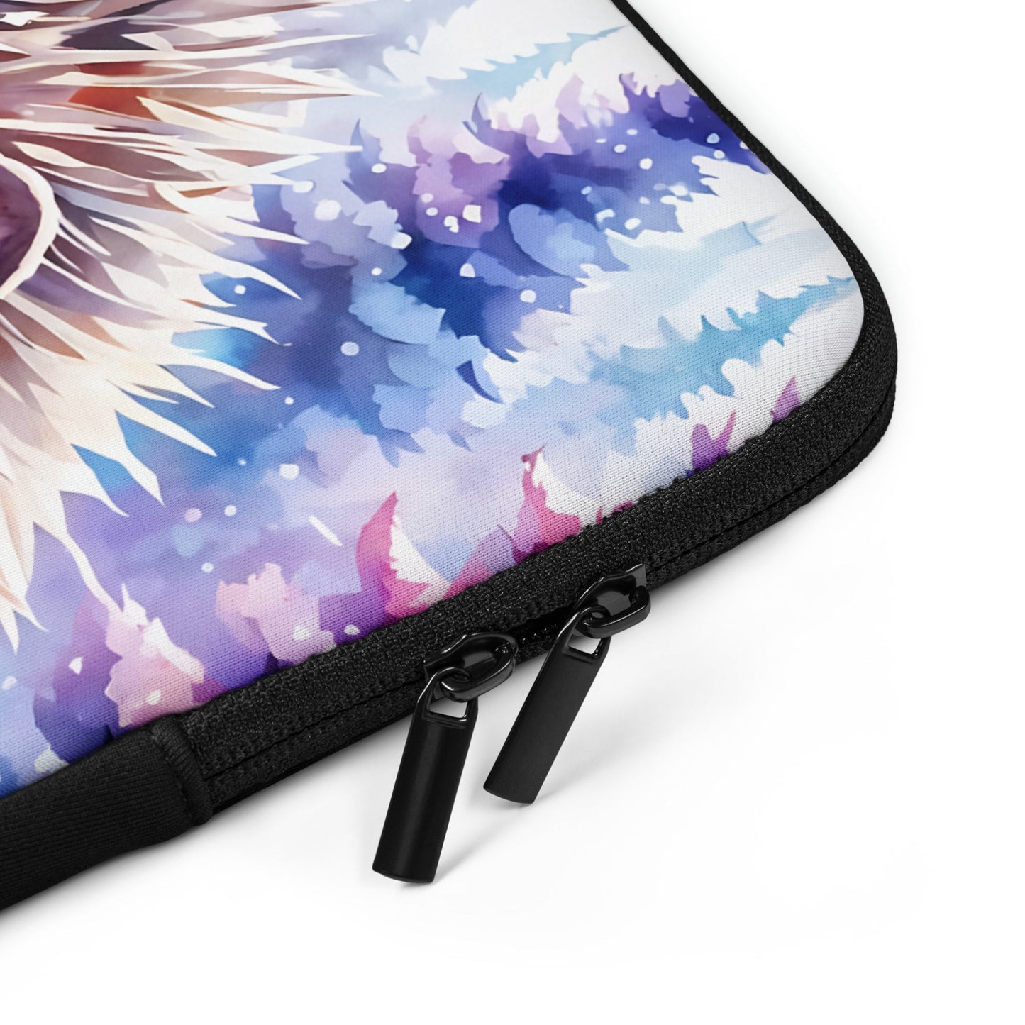 Hedgehog With Purple Trees Laptop Sleeve - Laptop Cases - Discovery Co.