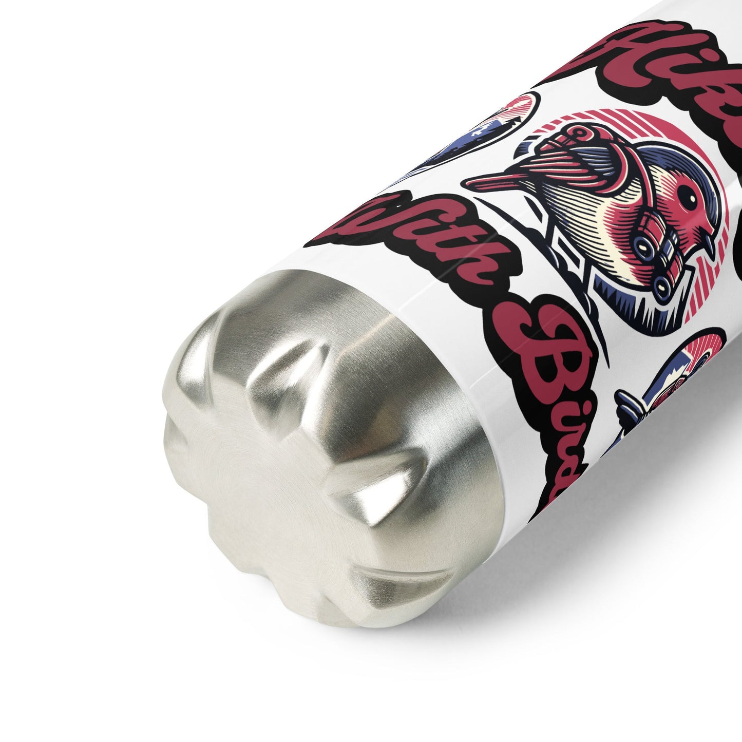 Hiking With Birds Stainless Steel Water Bottle - Stainless Steel Water Bottle - Discovery Co.