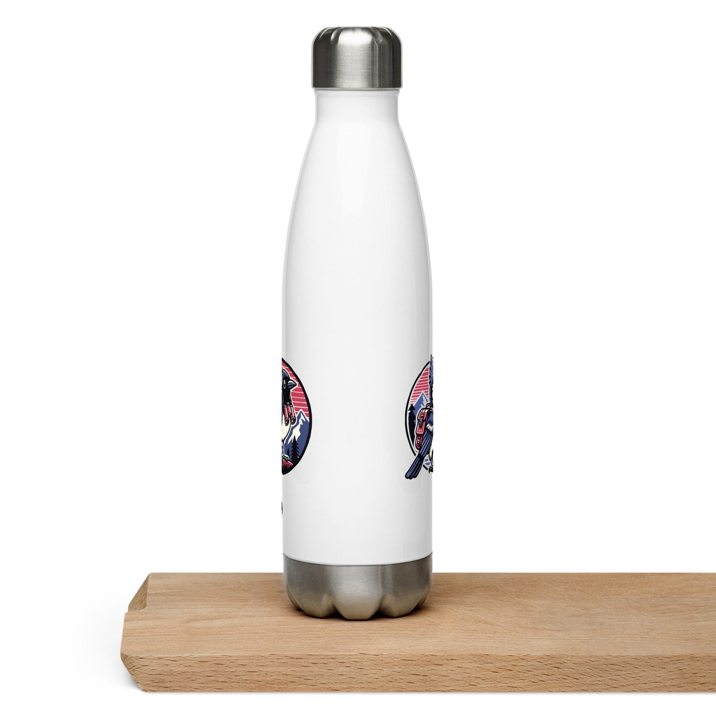 Hiking With Birds Stainless Steel Water Bottle - Stainless Steel Water Bottle - Discovery Co.