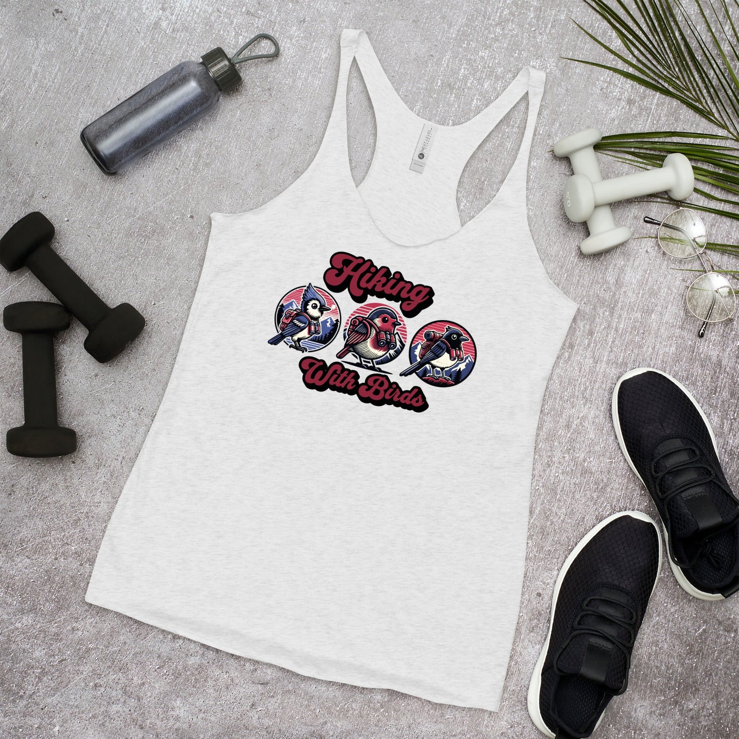 Hiking With Birds Women's Racerback Tank - Women's Shirts - Discovery Co.