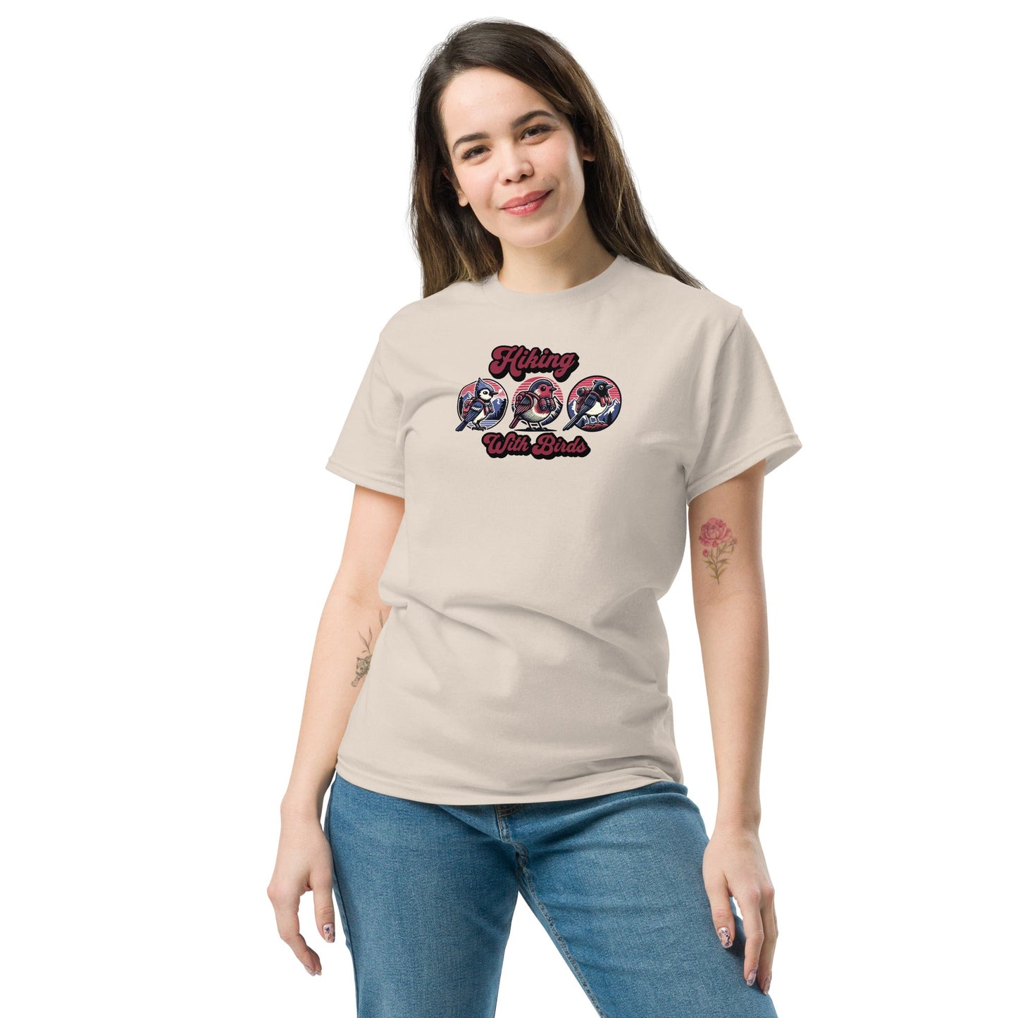 Hiking With Birds Women's (Unisex) Classic Tee - Women's Shirts - Discovery Co.
