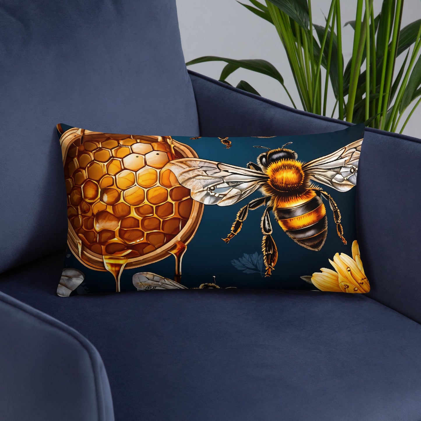 Honey Bee Basic Pillow - Pillows - Discovery Co.
