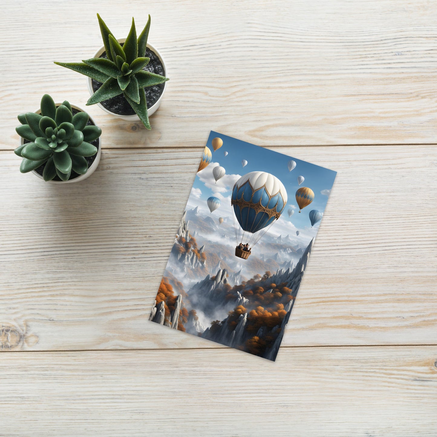 Hot Air Balloons Greeting Card - Greeting Card - Discovery Co.