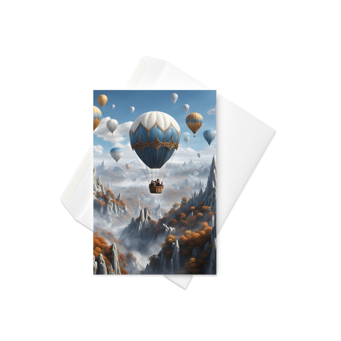 Hot Air Balloons Greeting Card - Greeting Card - Discovery Co.