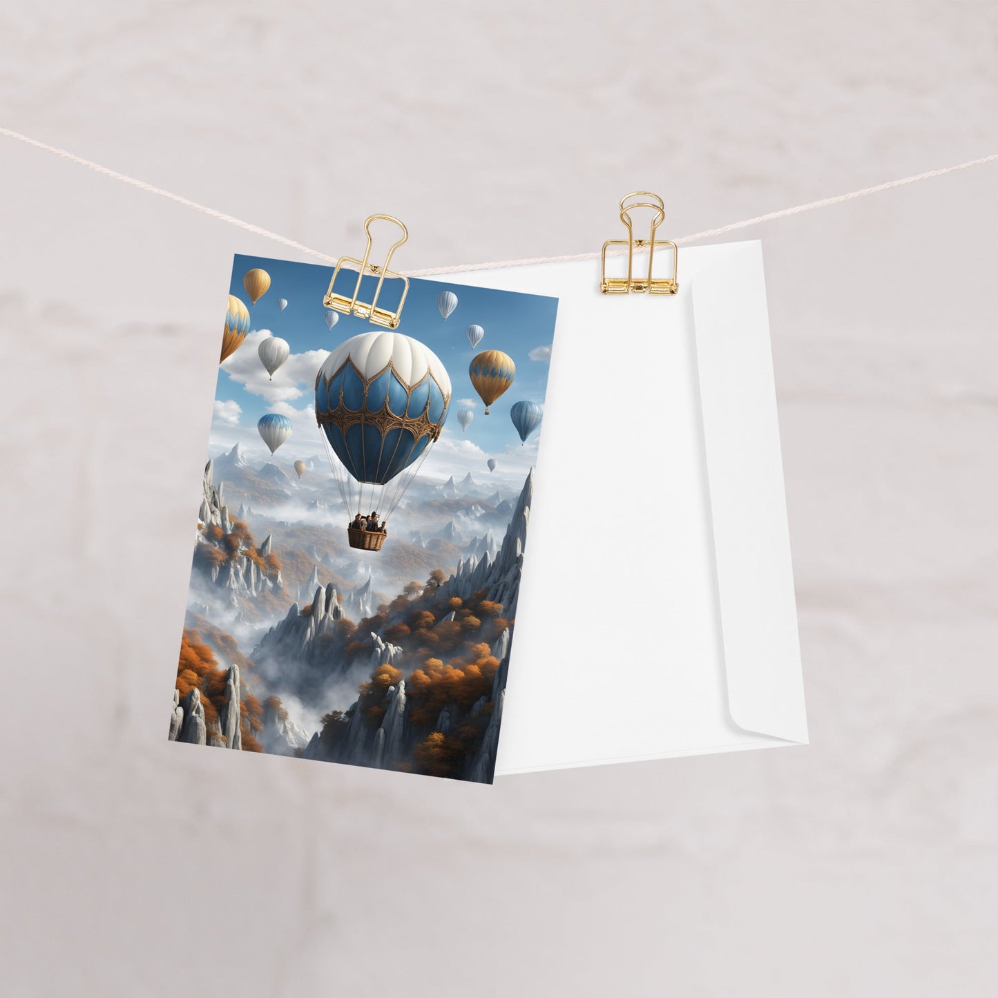 Hot Air Balloons Greeting Card - Greeting Card - Discovery Co.