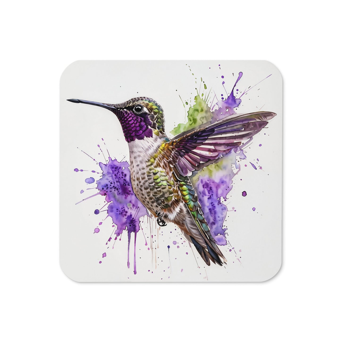 Hummingbird Cork - Back Coaster - Coasters - Discovery Co.