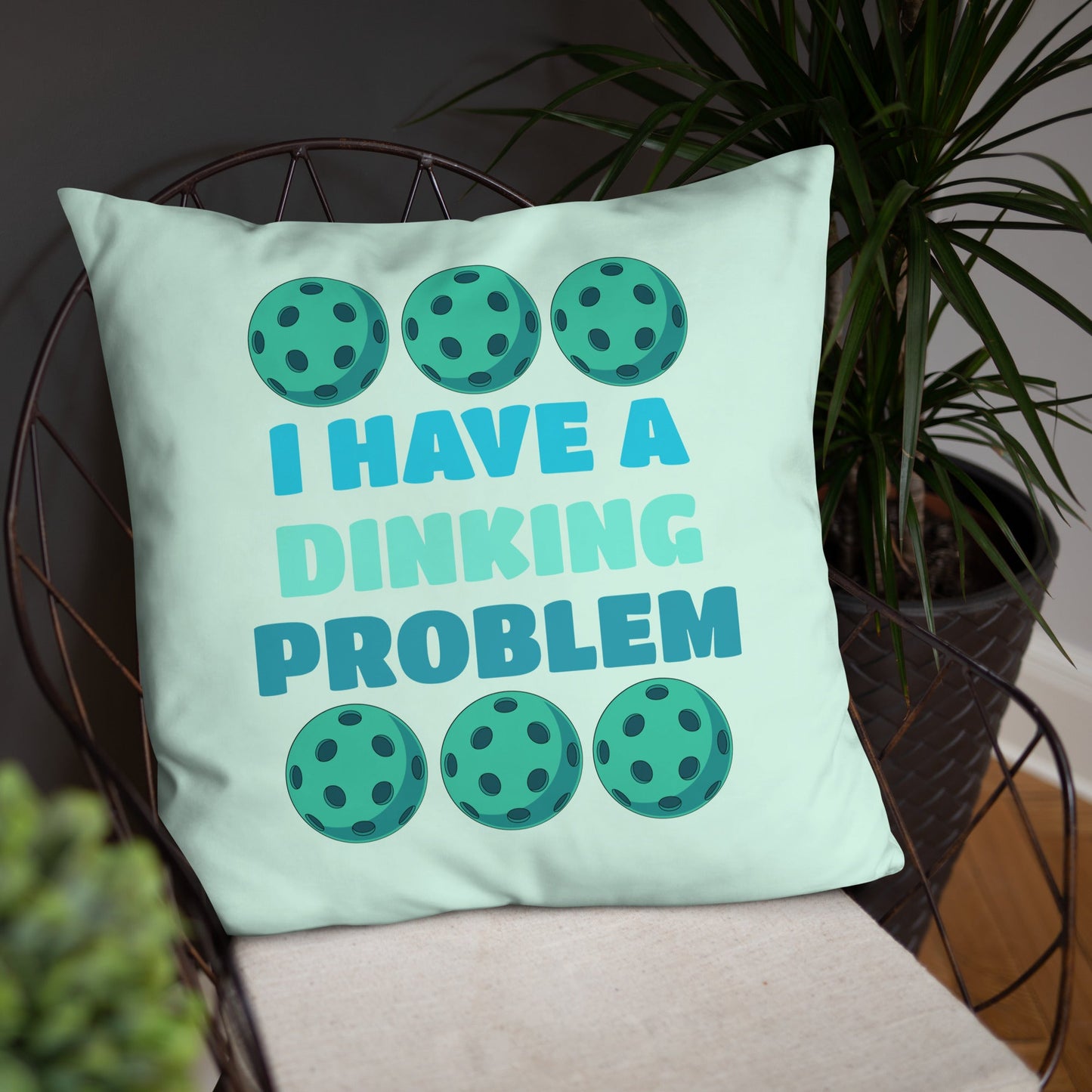 I Have A Dinking Problem Basic Pillow - Pillows - Discovery Co.