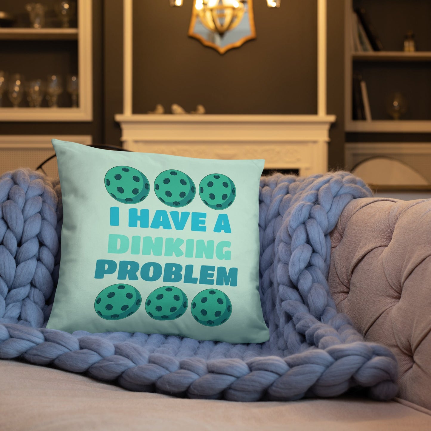 I Have A Dinking Problem Basic Pillow - Pillows - Discovery Co.