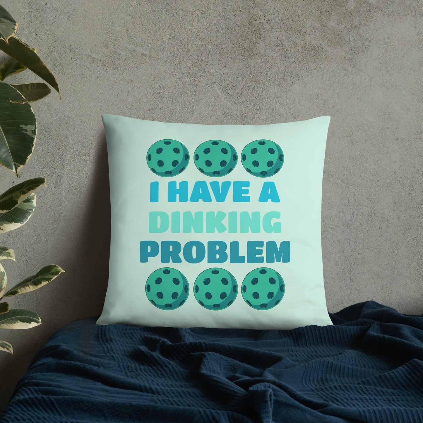 I Have A Dinking Problem Basic Pillow - Pillows - Discovery Co.