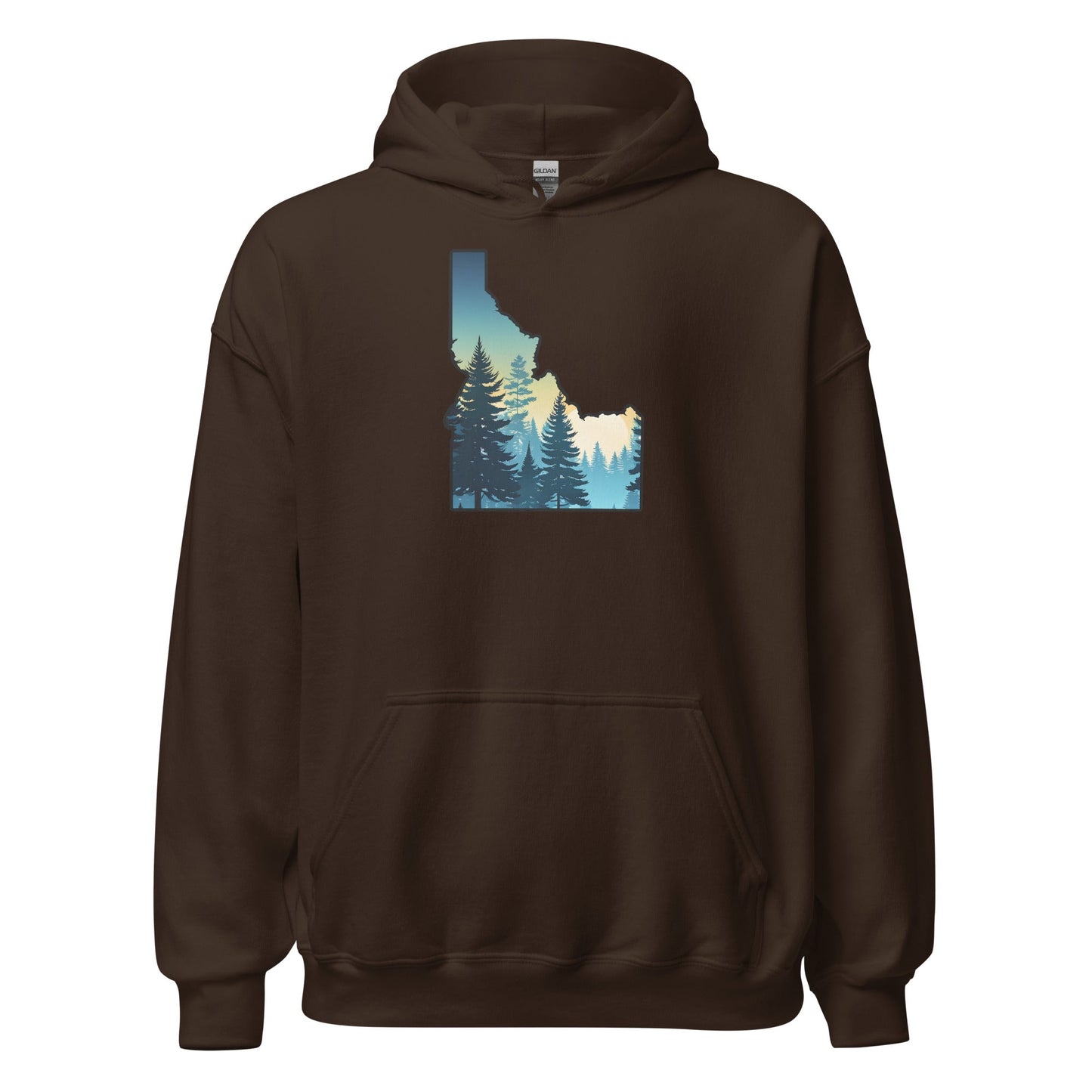 Idaho Sunset Forest Men's (Unisex) Hoodie - Hoodies - Discovery Co.